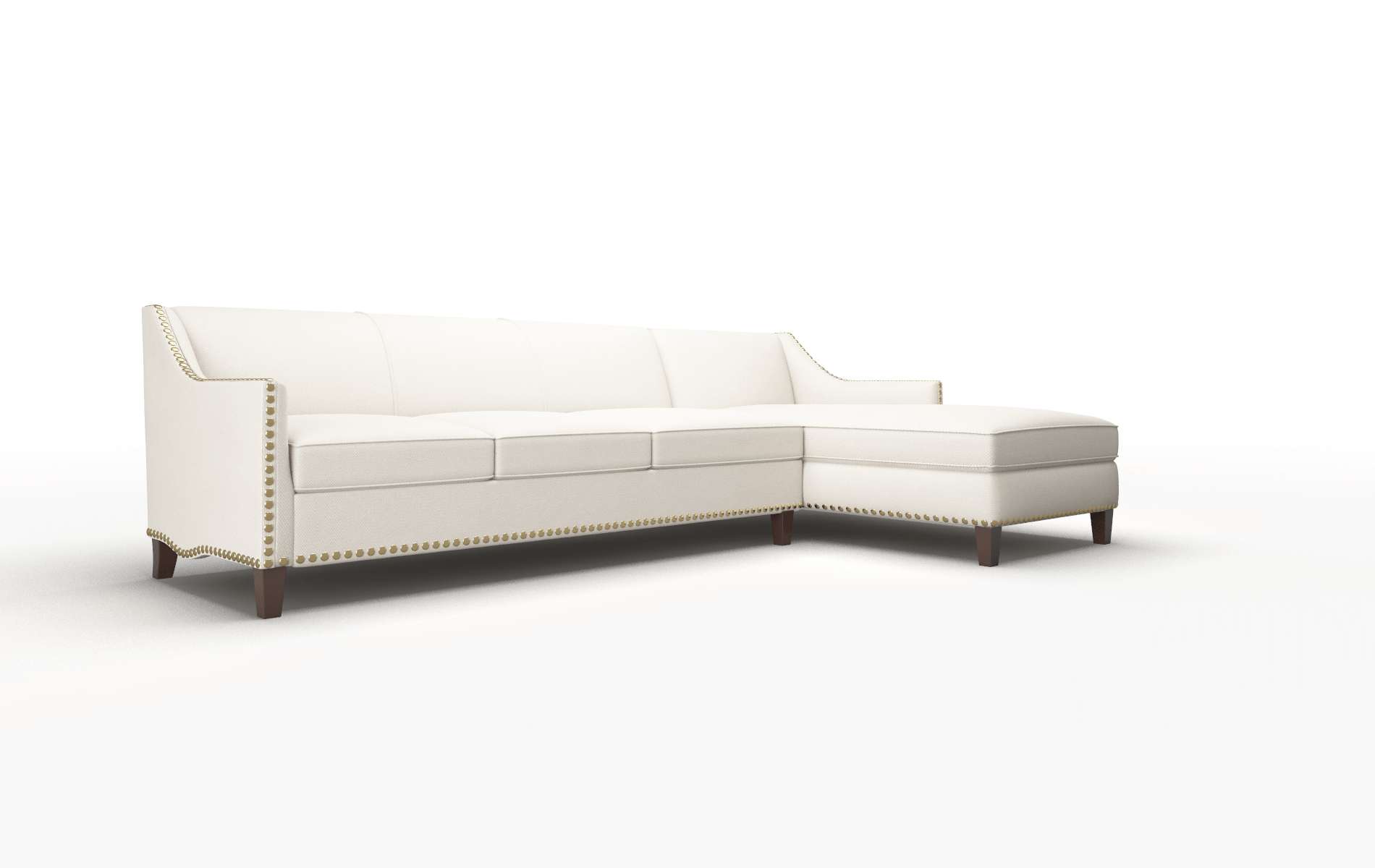Amsterdam Malibu Linen Panel espresso legs 2