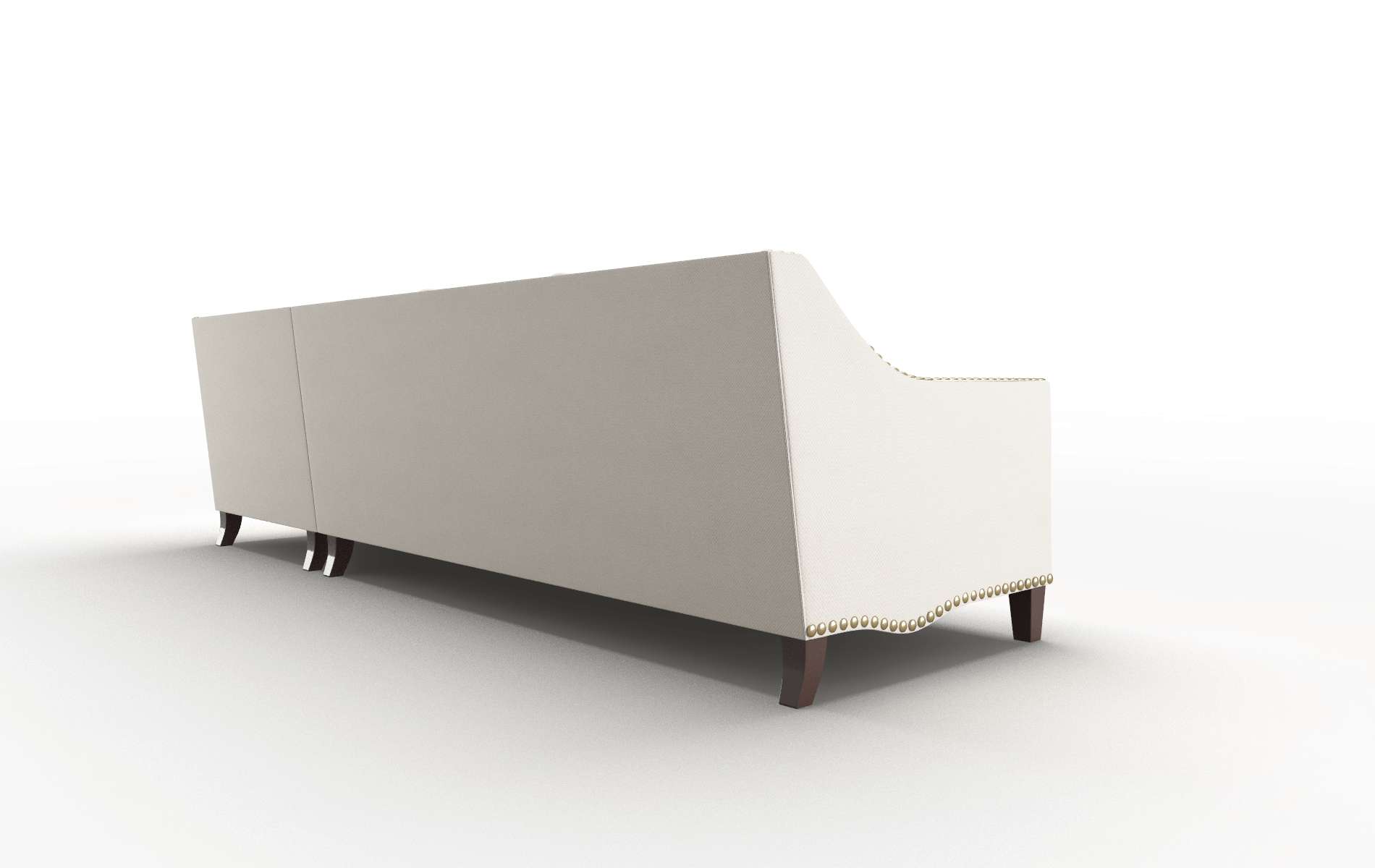 Amsterdam Malibu Linen Panel espresso legs 5