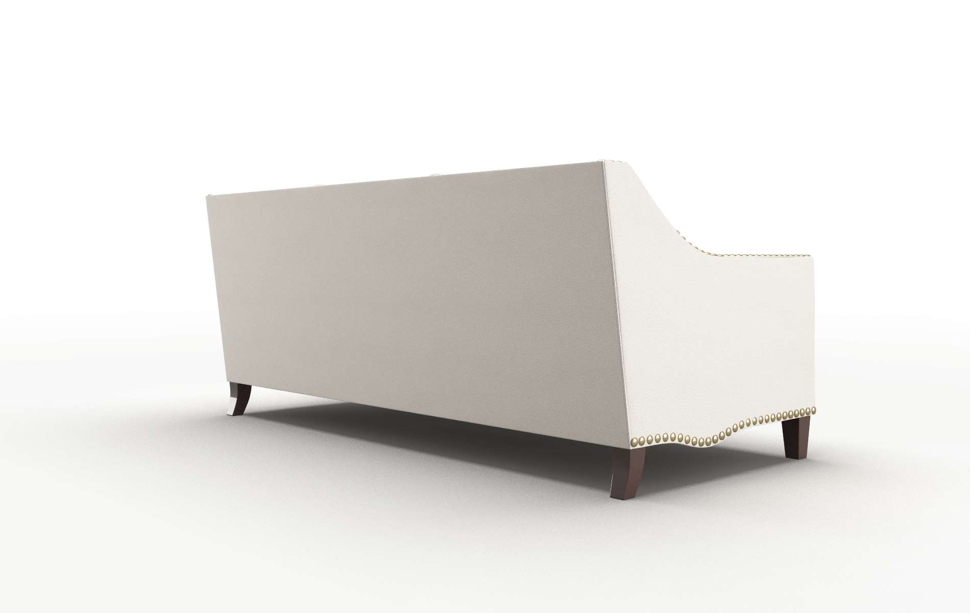 Amsterdam Malibu Linen Sofa espresso legs 5