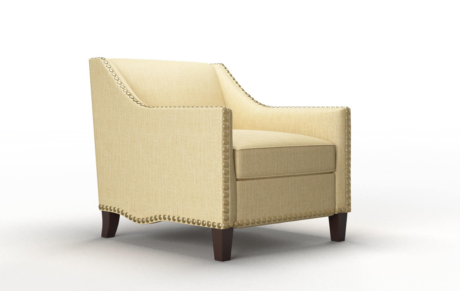 Amsterdam Malibu Maize Chair espresso legs 2