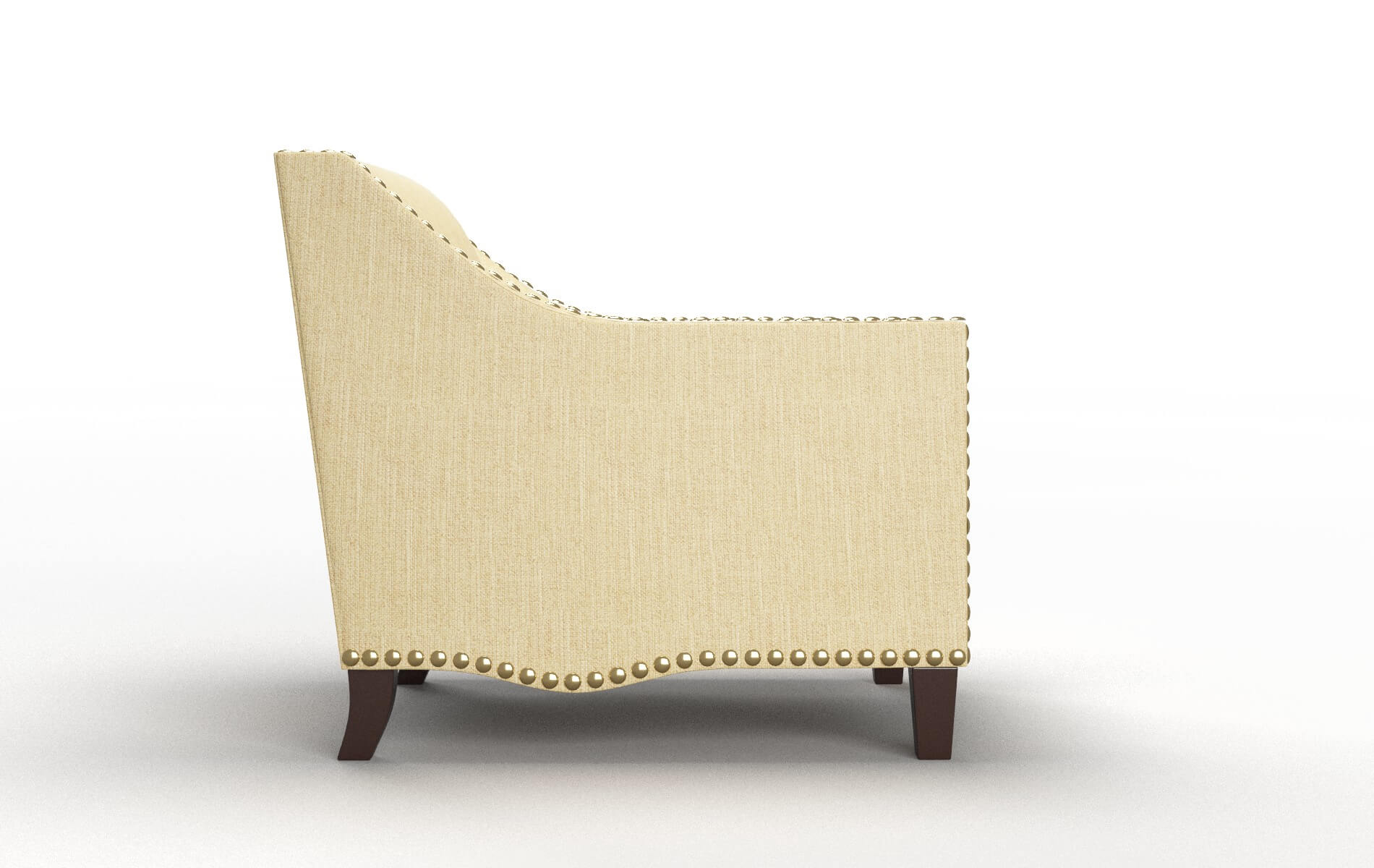 Amsterdam Malibu Maize Chair espresso legs 3
