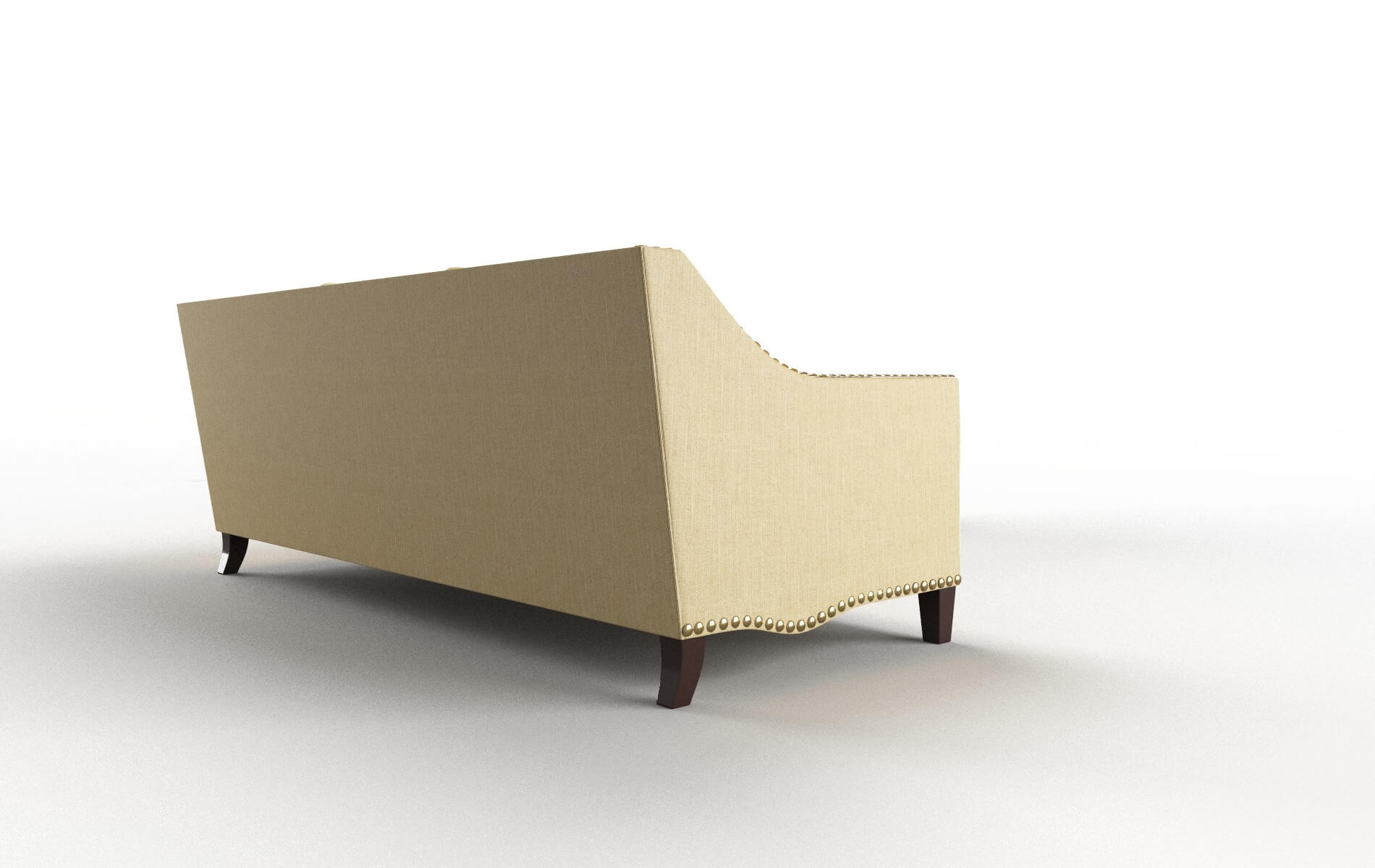 Amsterdam Malibu Maize Sectional espresso legs 3