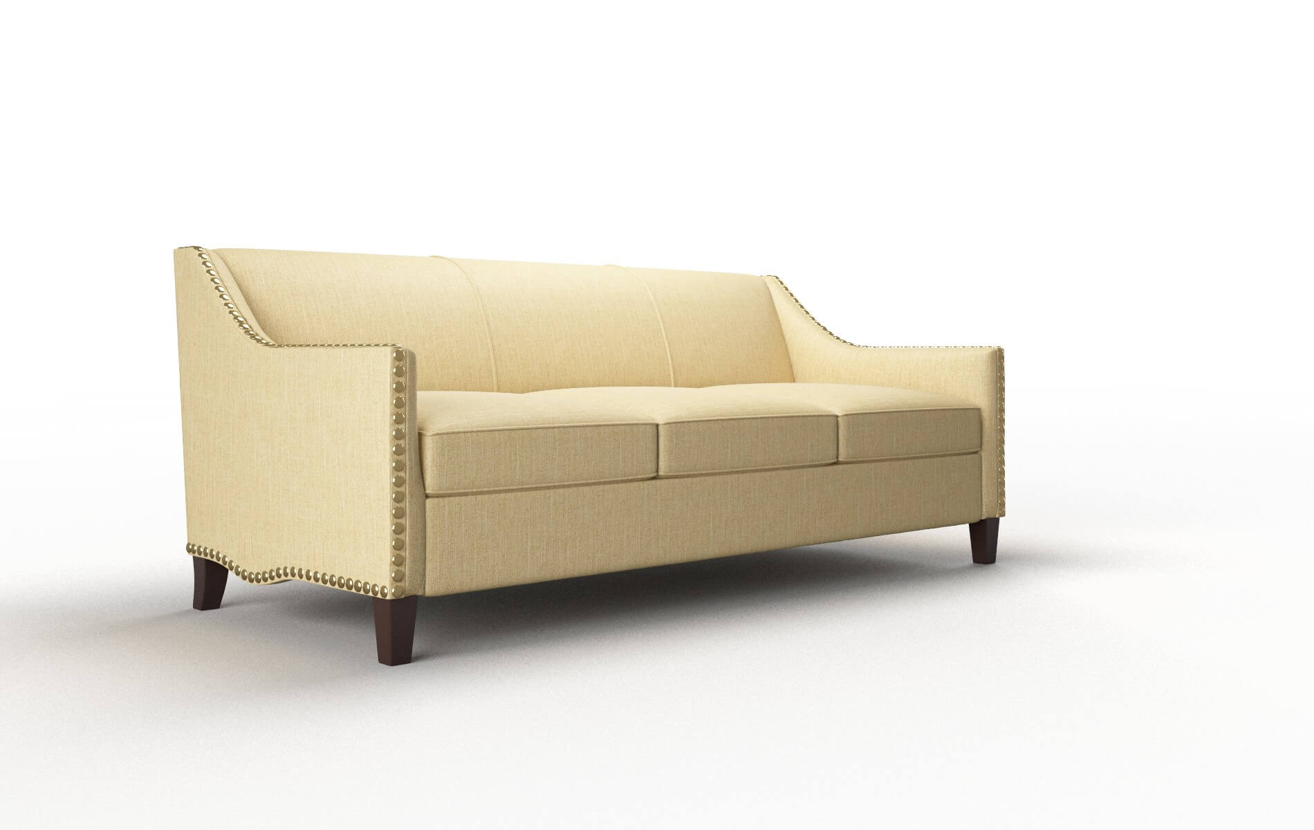 Amsterdam Malibu Maize Sofa espresso legs 2