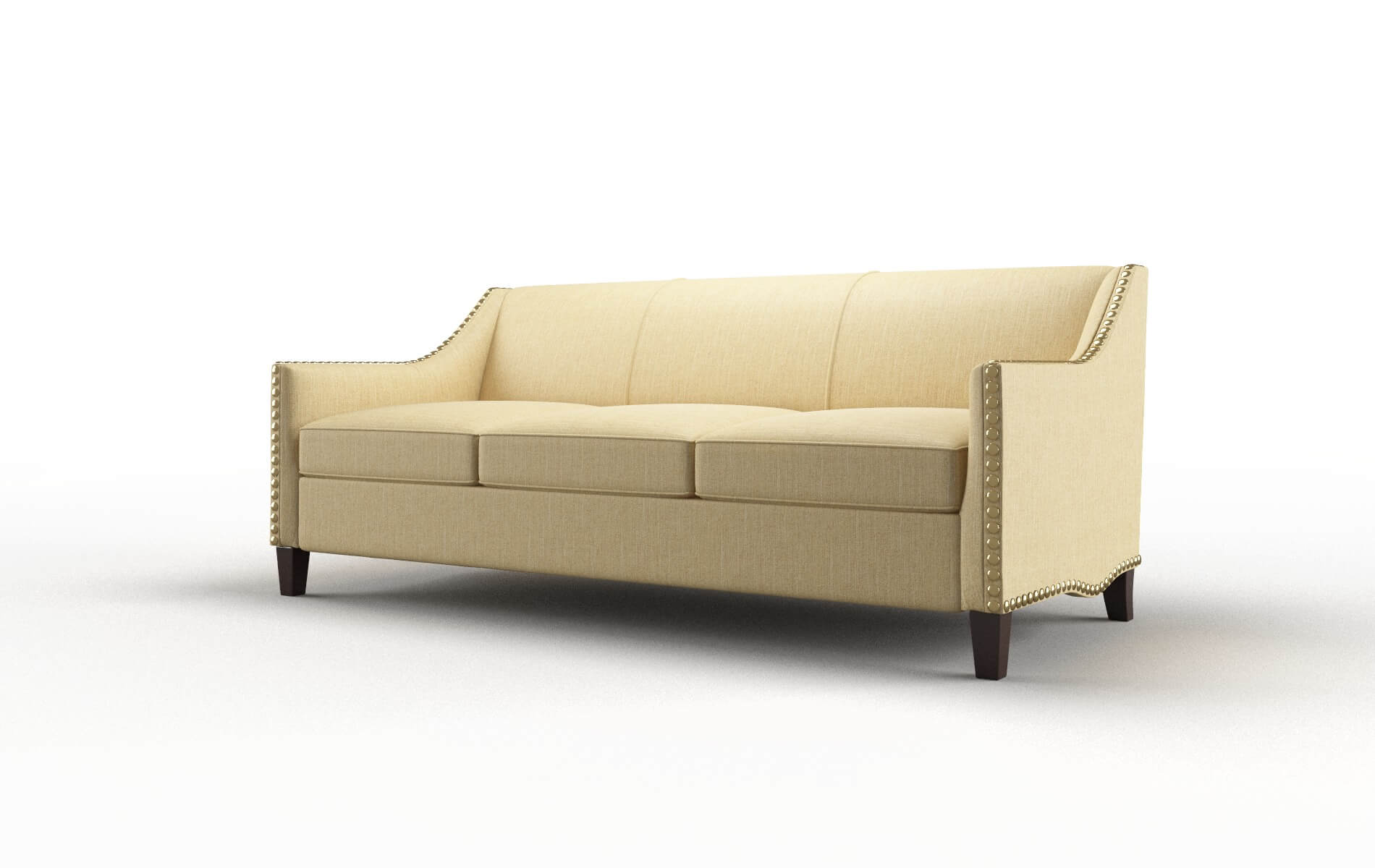 Amsterdam Malibu Maize Sofa espresso legs 4