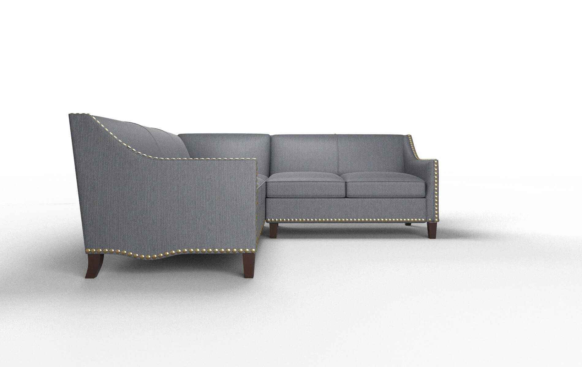 Amsterdam Malibu Sea Sectional espresso legs 2