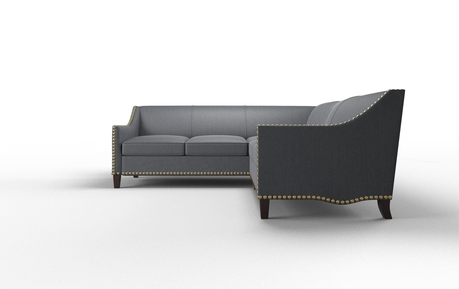 Amsterdam Malibu Sea Sectional espresso legs 5