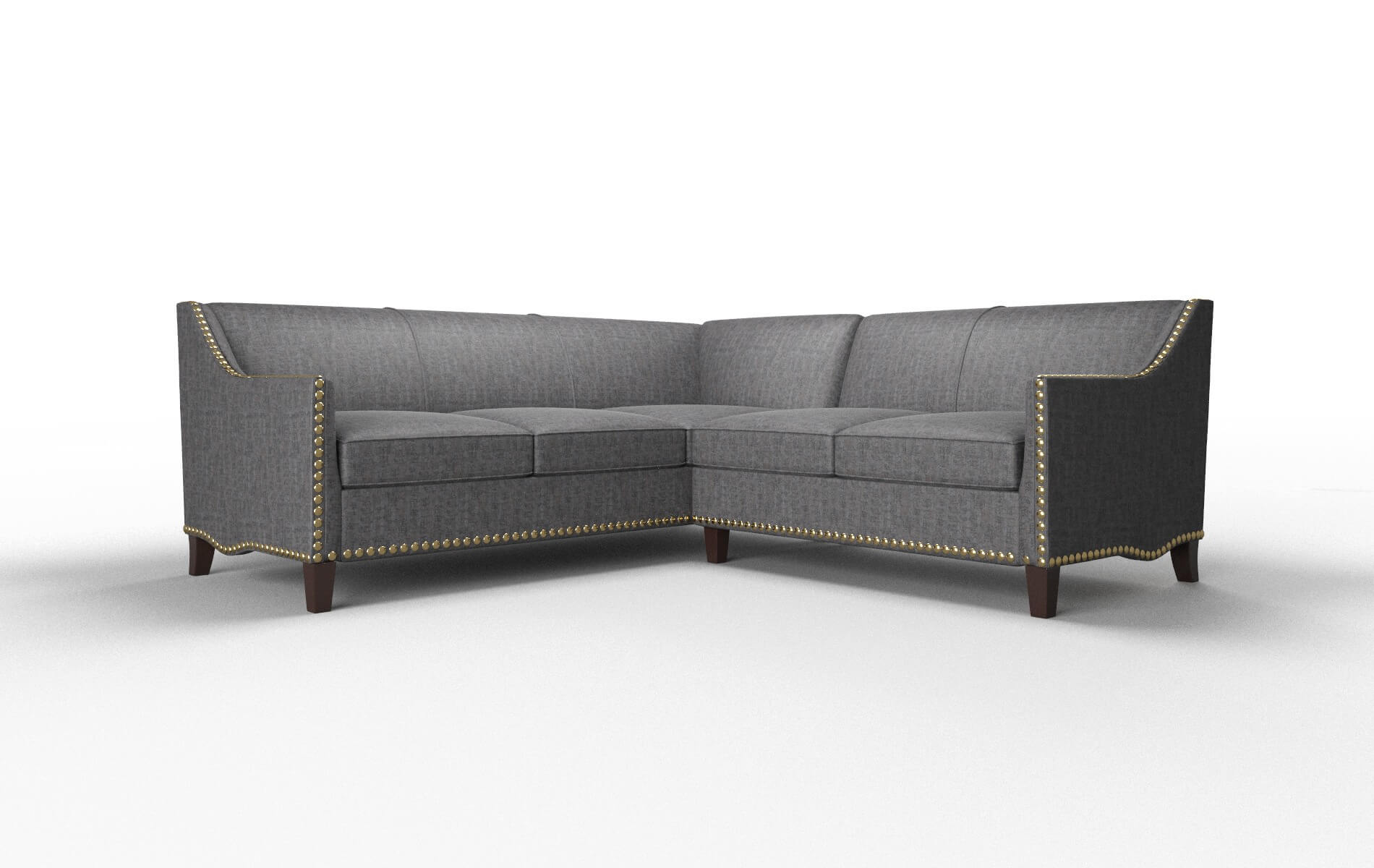 Amsterdam Marcy Baltic Sectional espresso legs