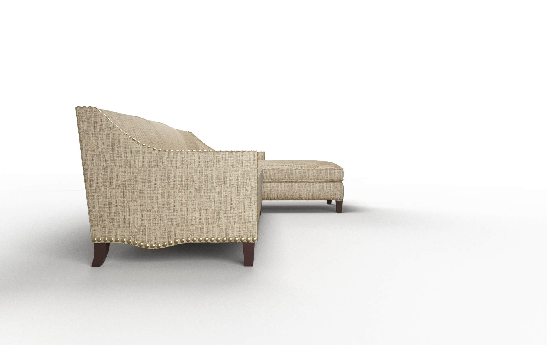 Amsterdam Marcy Camel Panel espresso legs 3