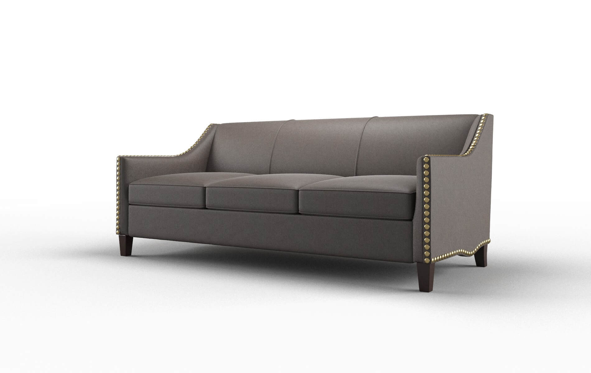 Amsterdam Naples Graphite Sofa espresso legs 4