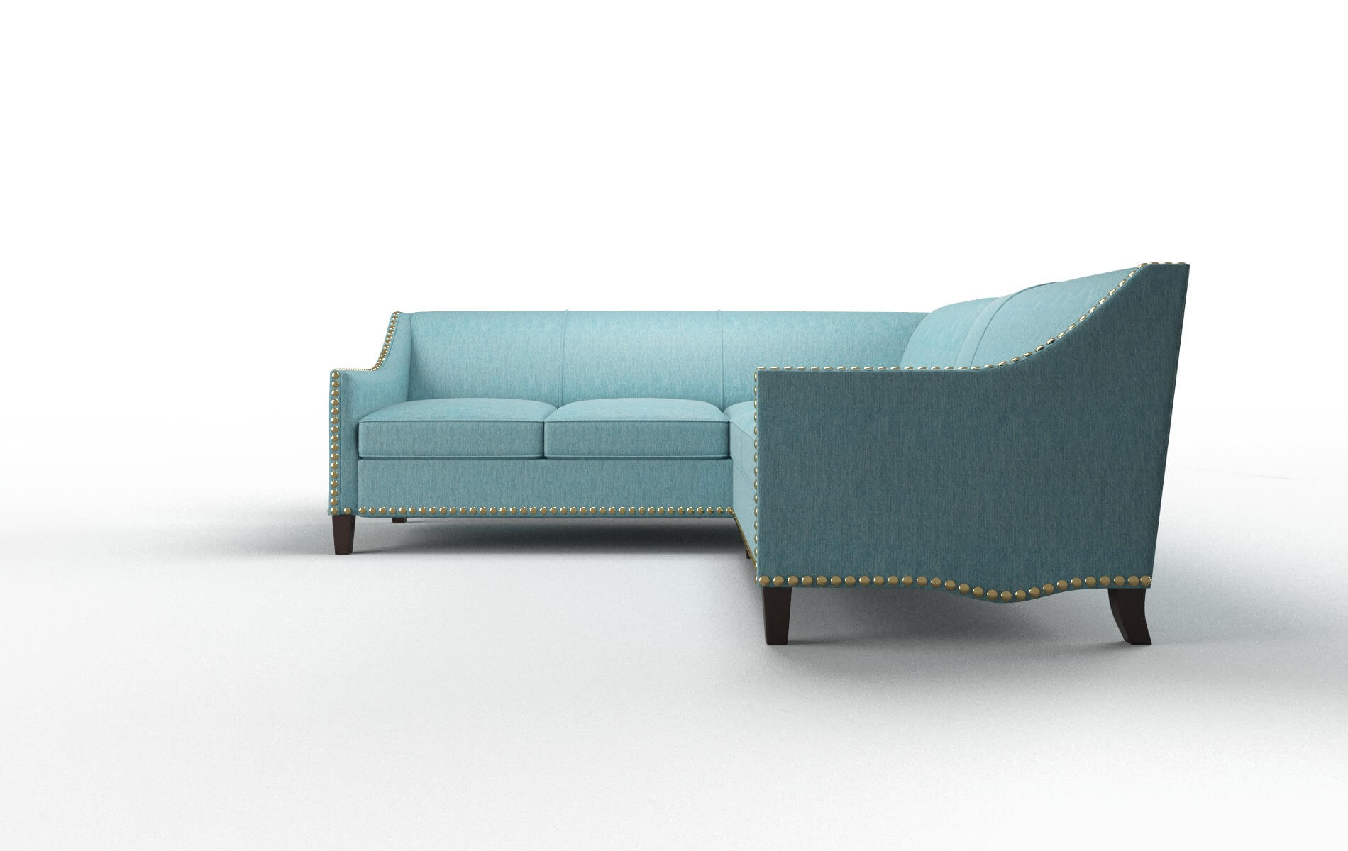 Amsterdam Naples Pool Sectional espresso legs 5