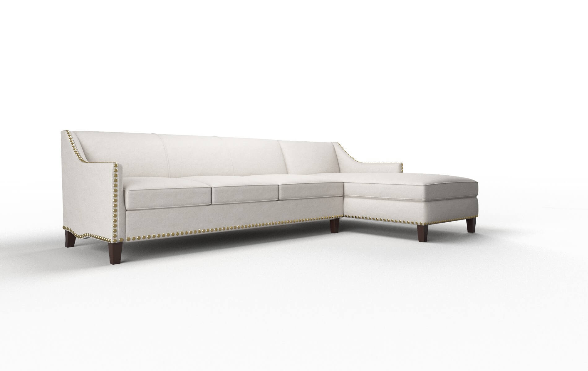 Amsterdam Noble Grey Panel espresso legs 2