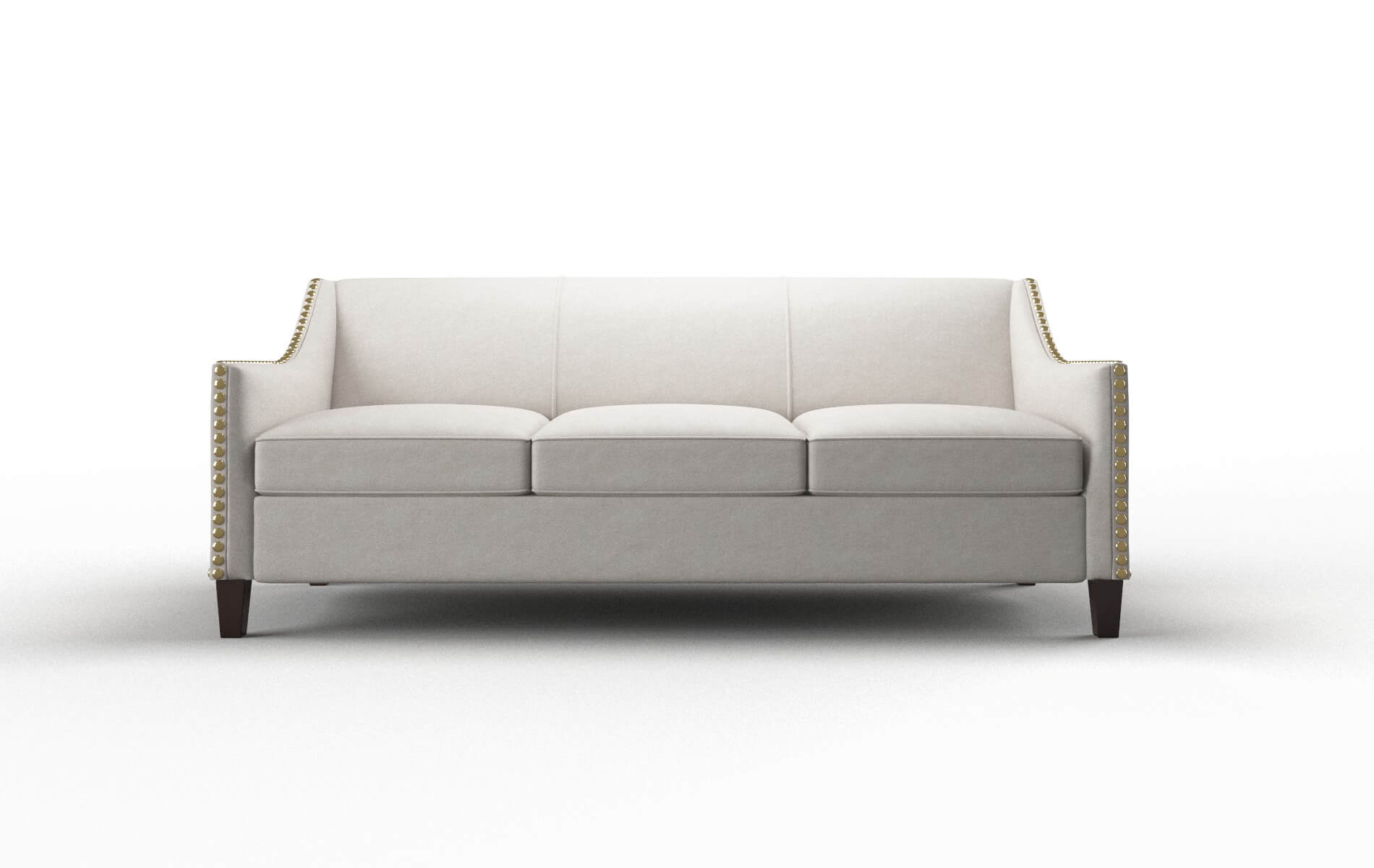 Amsterdam Noble Grey Sofa espresso legs 1