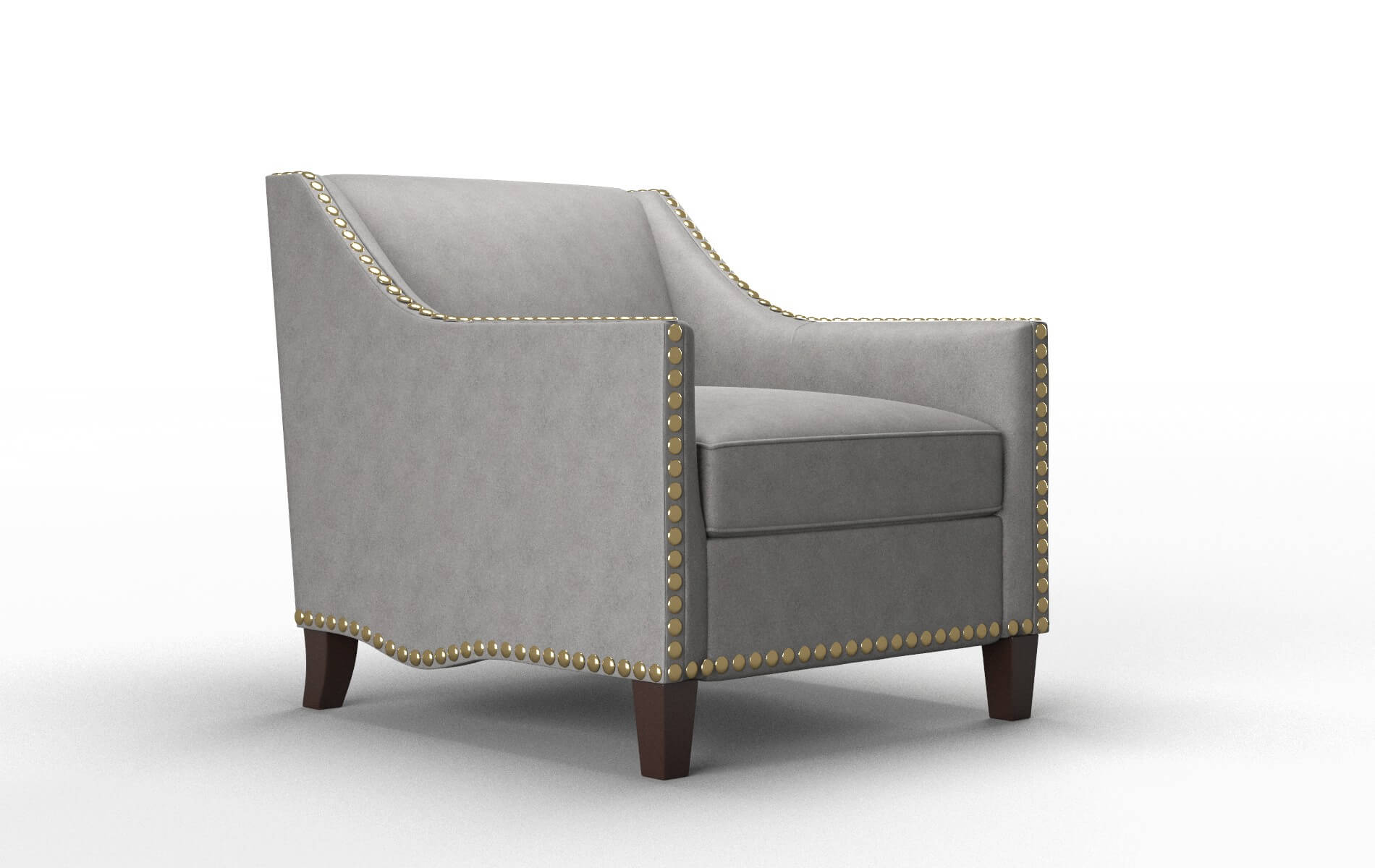 Amsterdam Noble Smoke Chair espresso legs 2