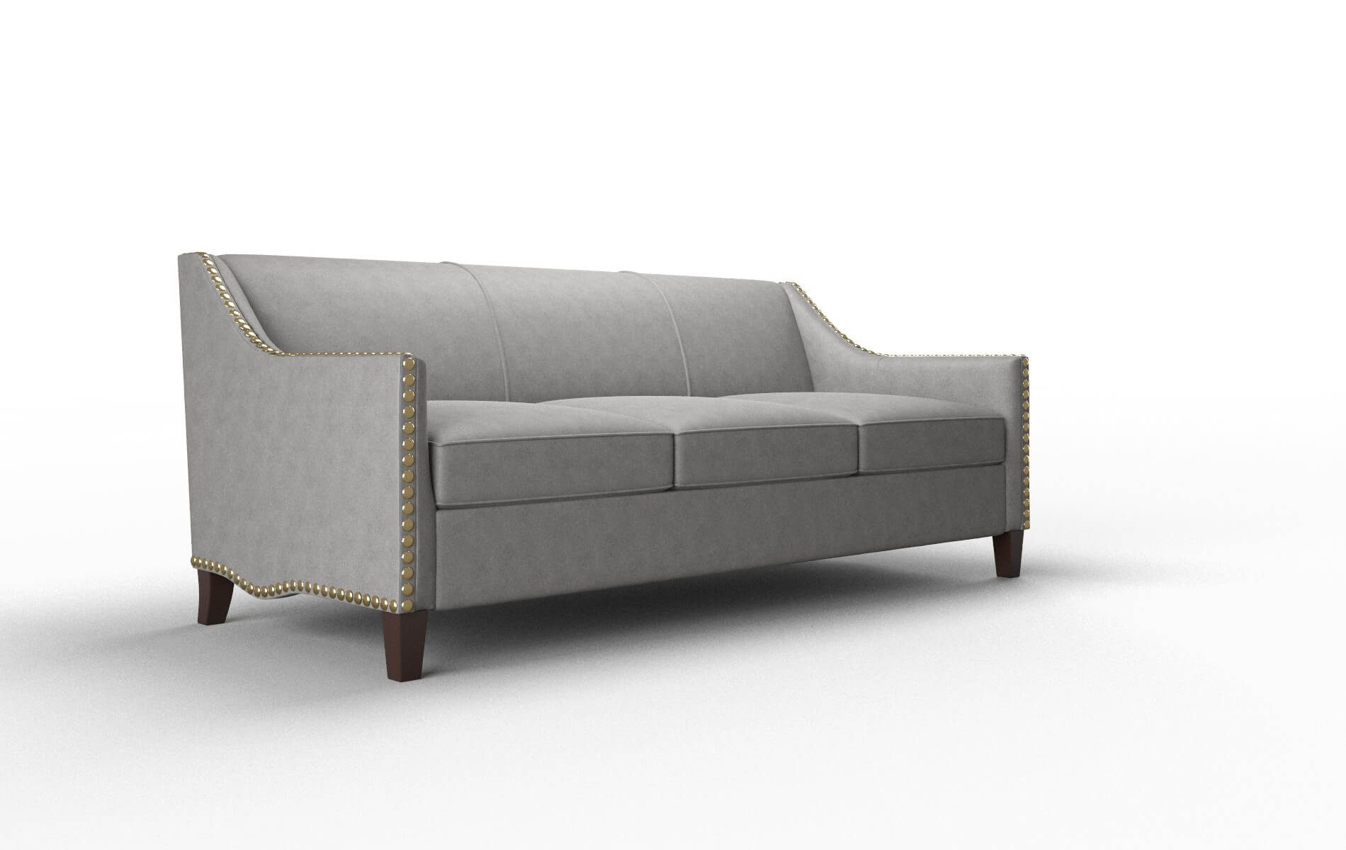 Amsterdam Noble Smoke Sofa espresso legs 2
