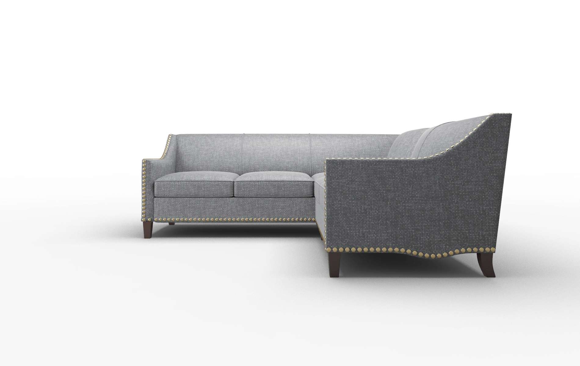 Amsterdam Notion Graphite Sectional espresso legs 5