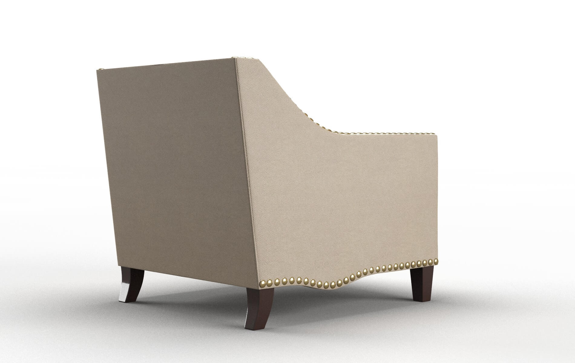 Amsterdam Oakley Taupe Chair espresso legs 5