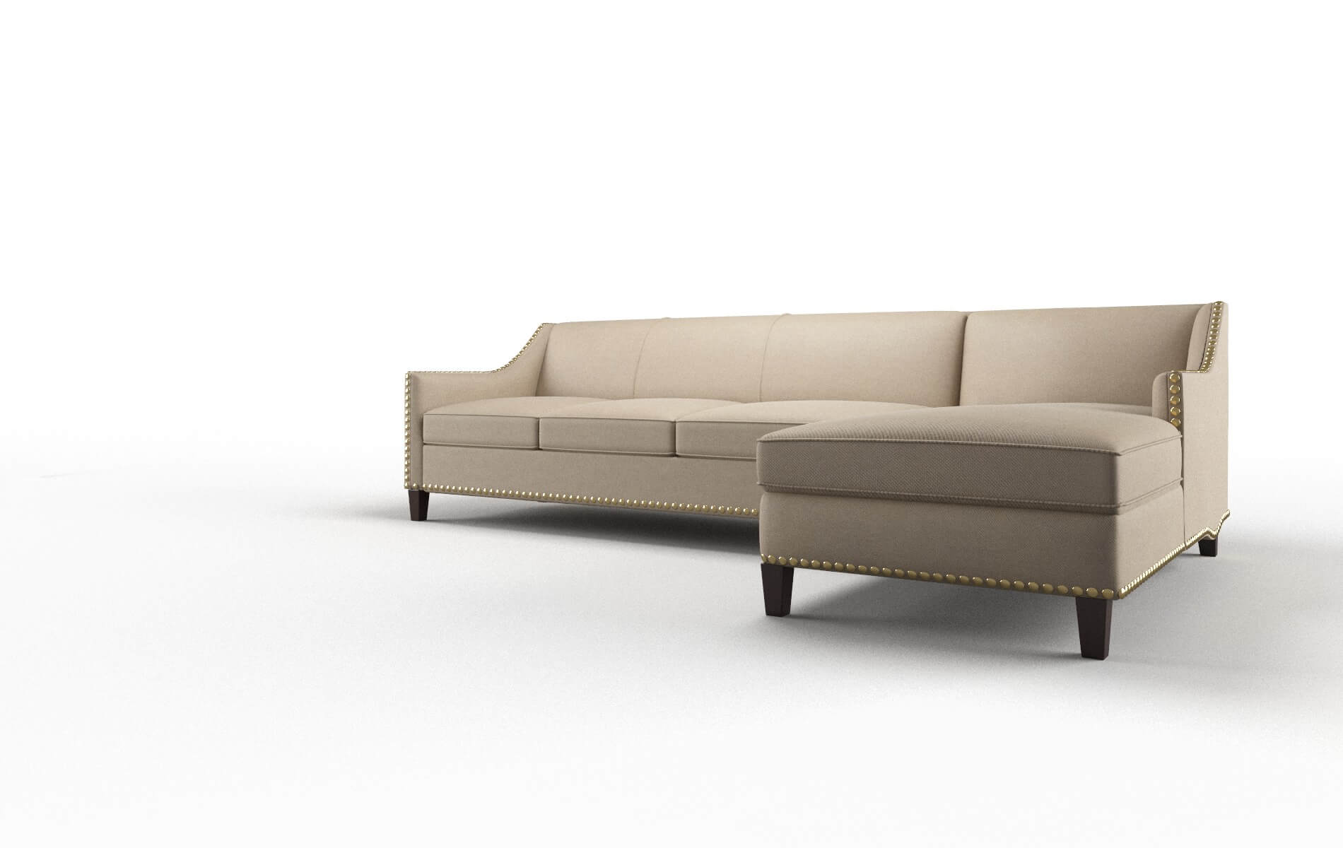 Amsterdam Oakley Taupe Panel espresso legs 4