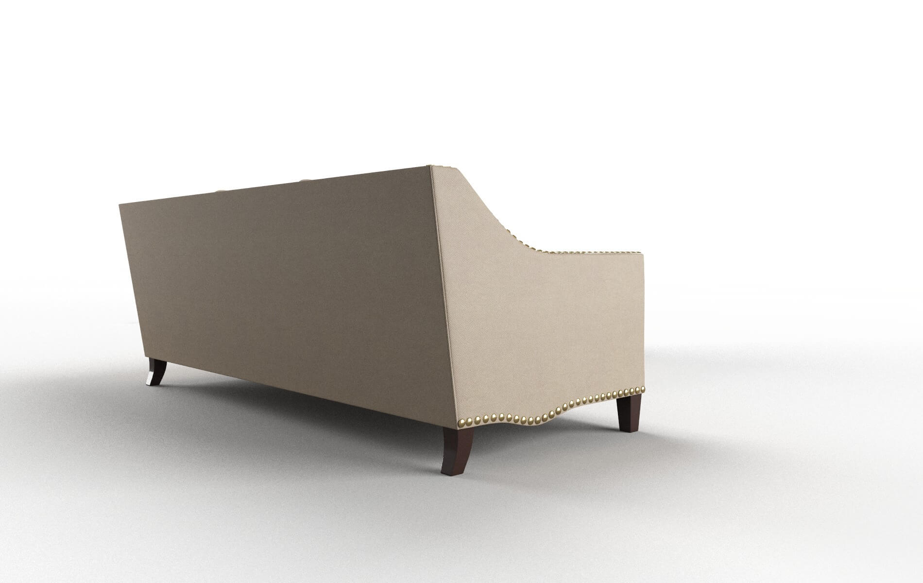 Amsterdam Oakley Taupe Sectional espresso legs 3