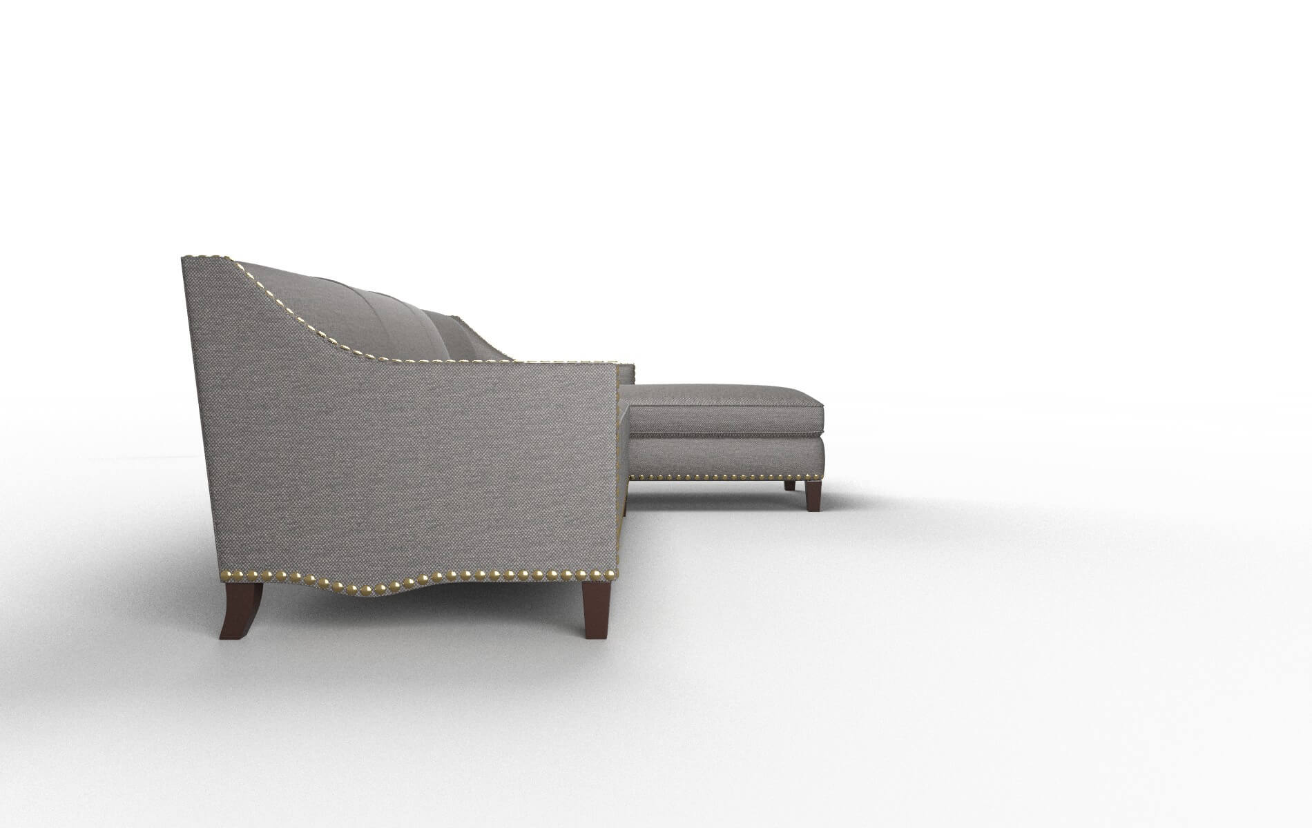 Amsterdam Oscar Charcoal Panel espresso legs 3