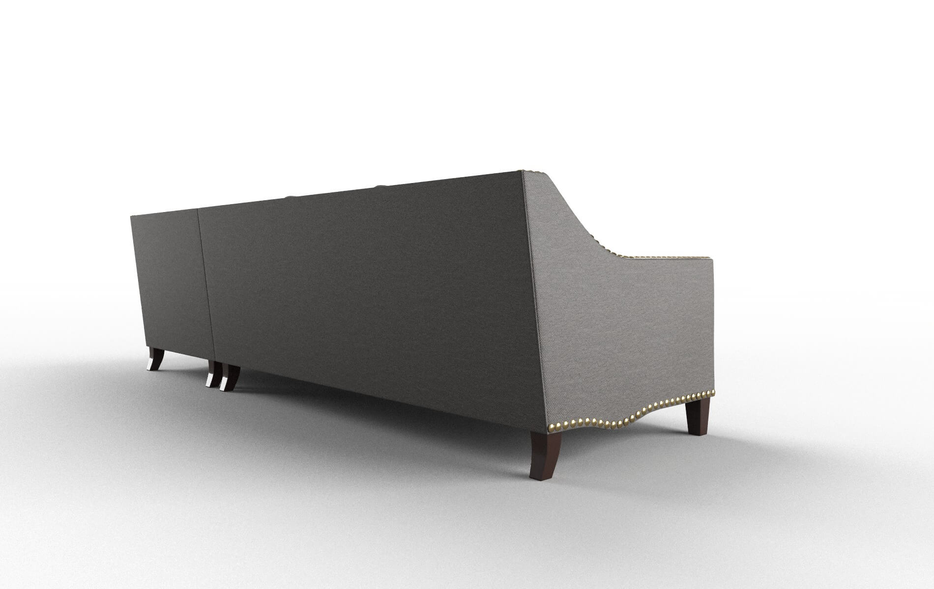 Amsterdam Oscar Grey Panel espresso legs 5