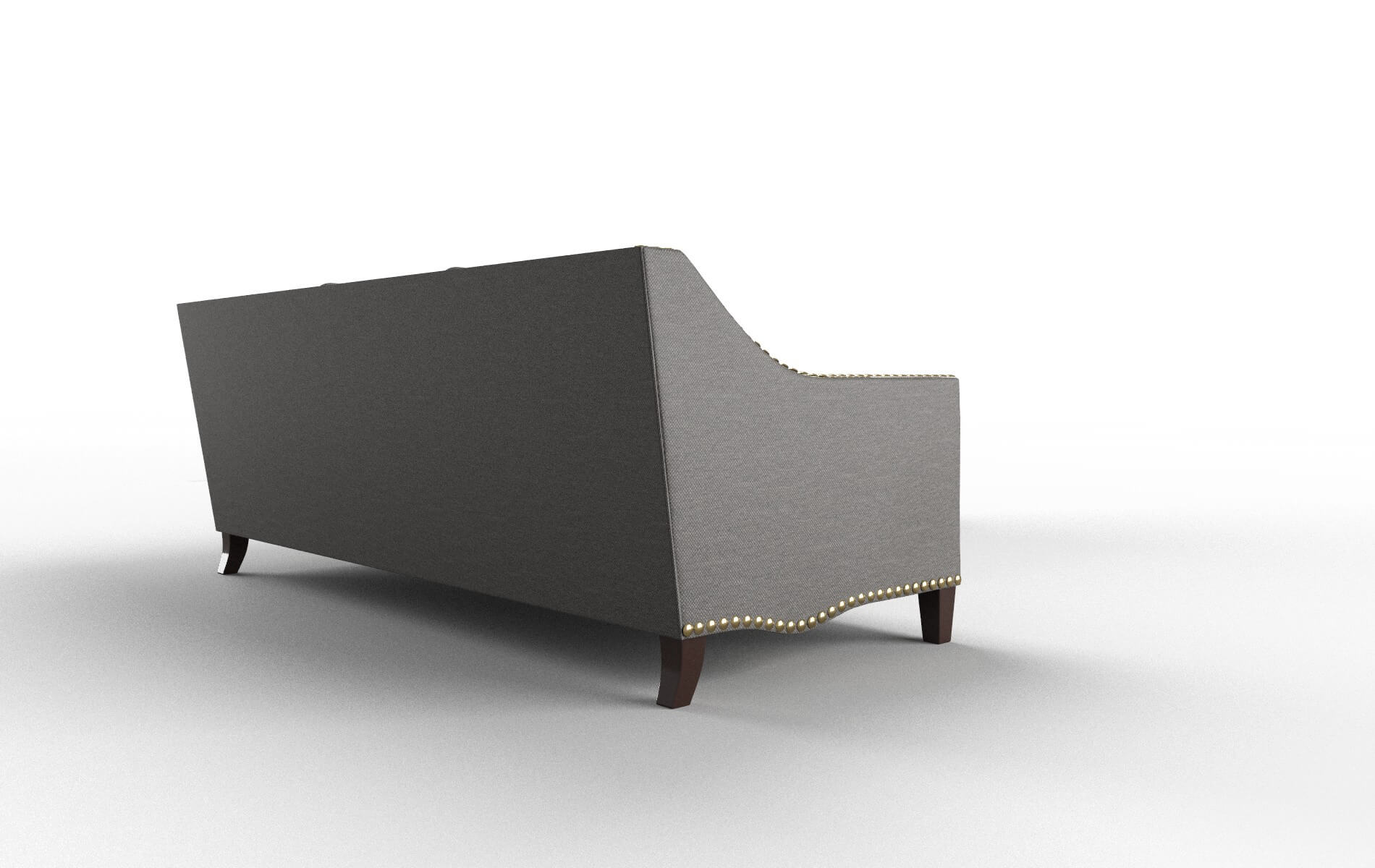 Amsterdam Oscar Grey Sectional espresso legs 3