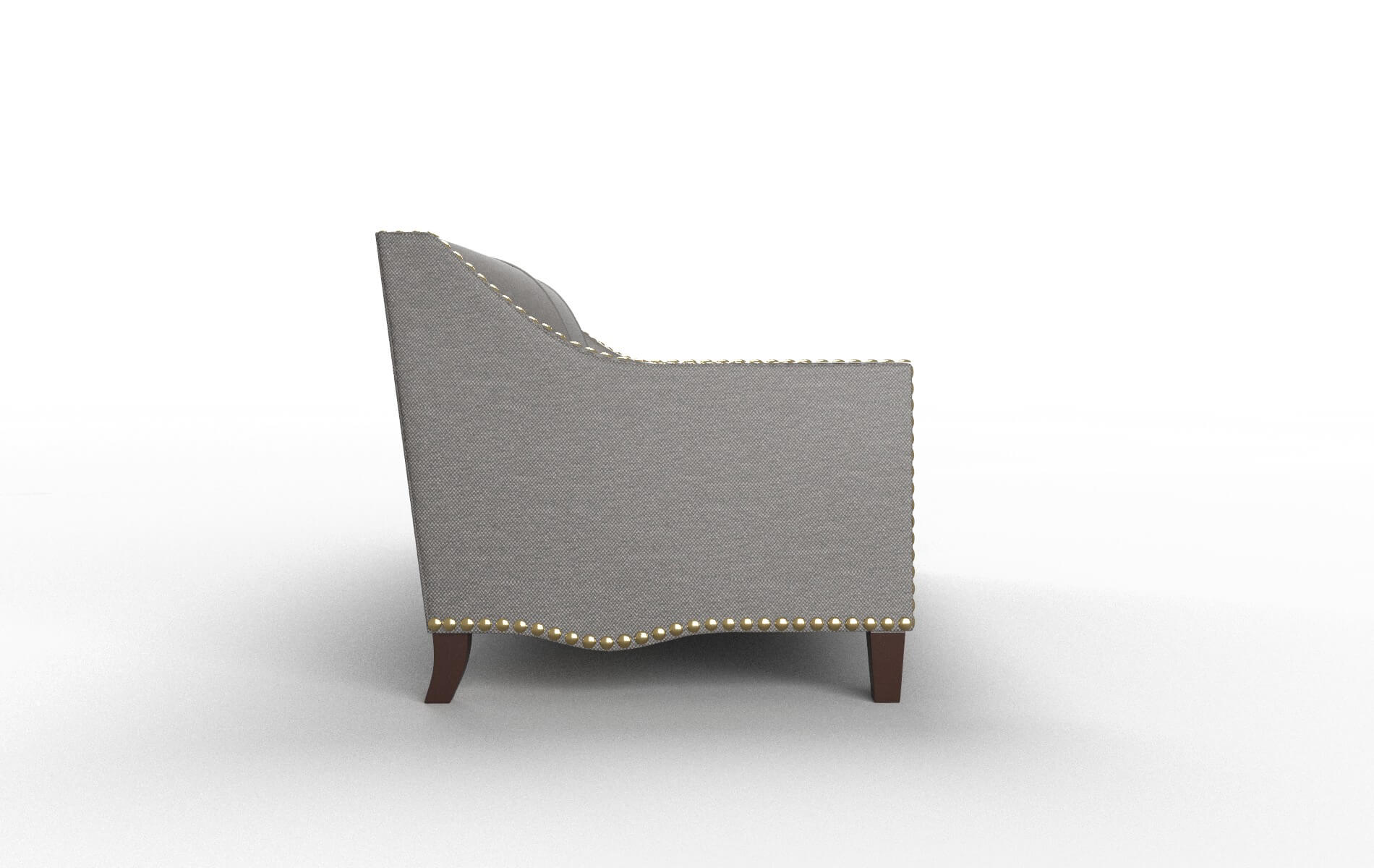 Amsterdam Oscar Grey Sofa espresso legs 3