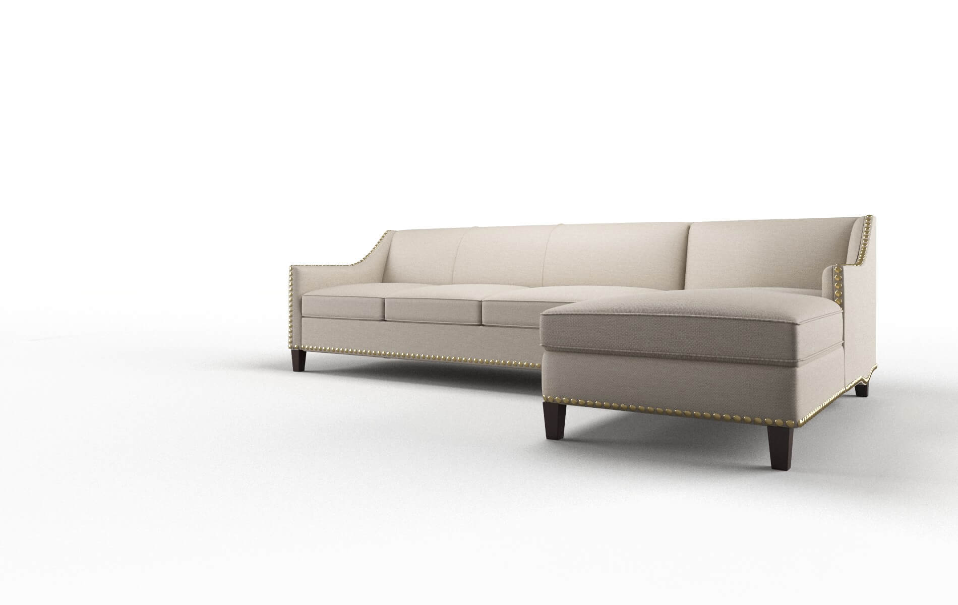 Amsterdam Oscar Linen Panel espresso legs 4