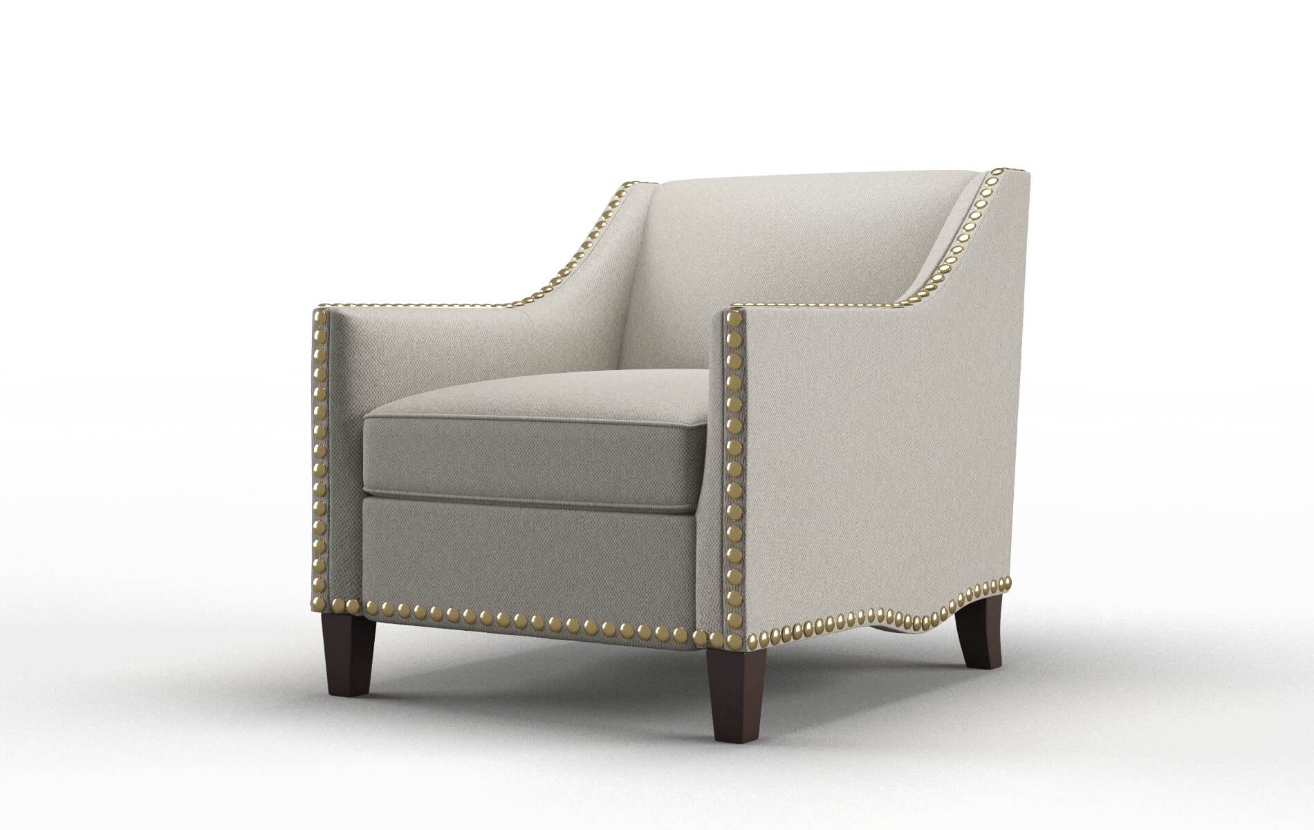 Amsterdam Oscar Silver Chair espresso legs 4