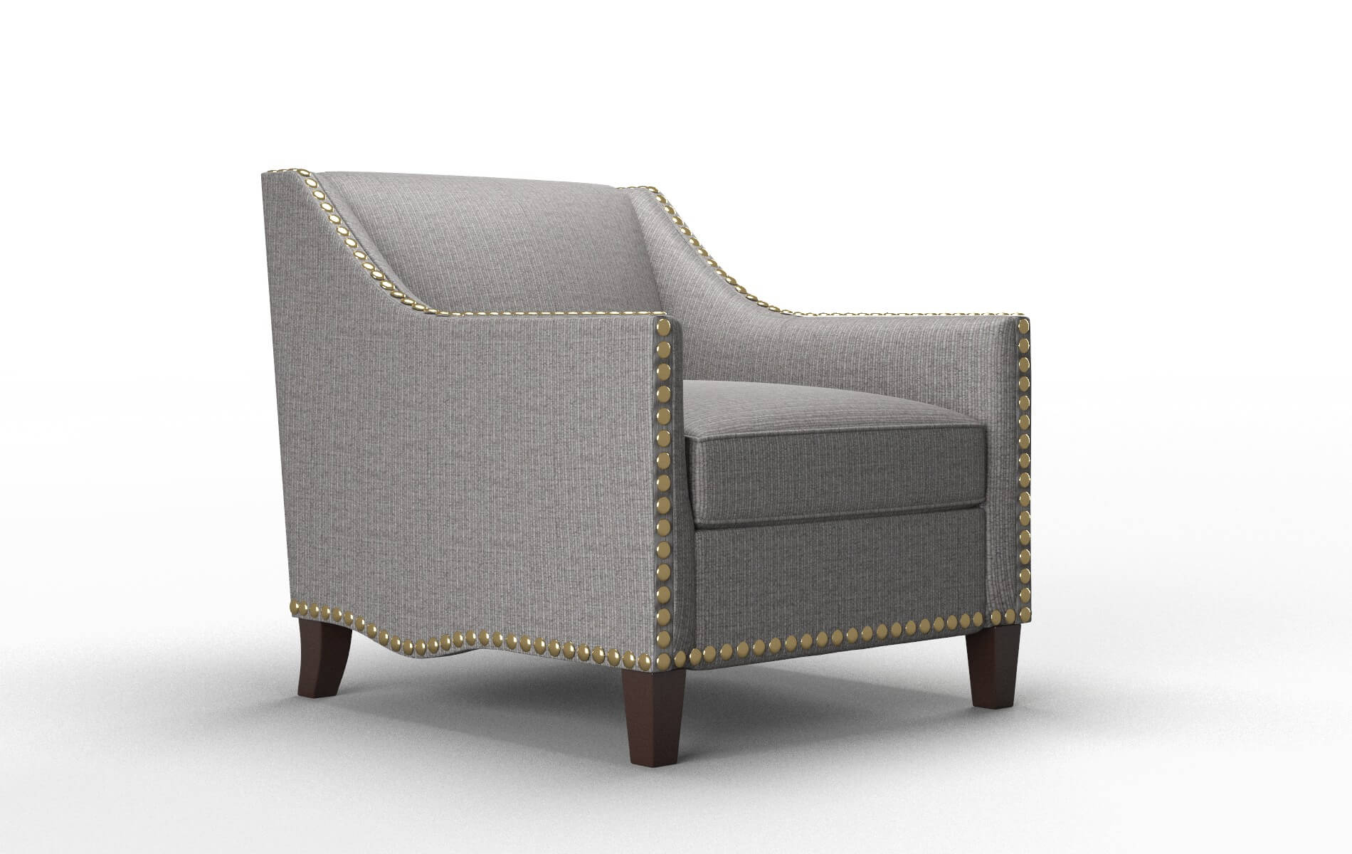 Amsterdam Parker Graphite Chair espresso legs 2