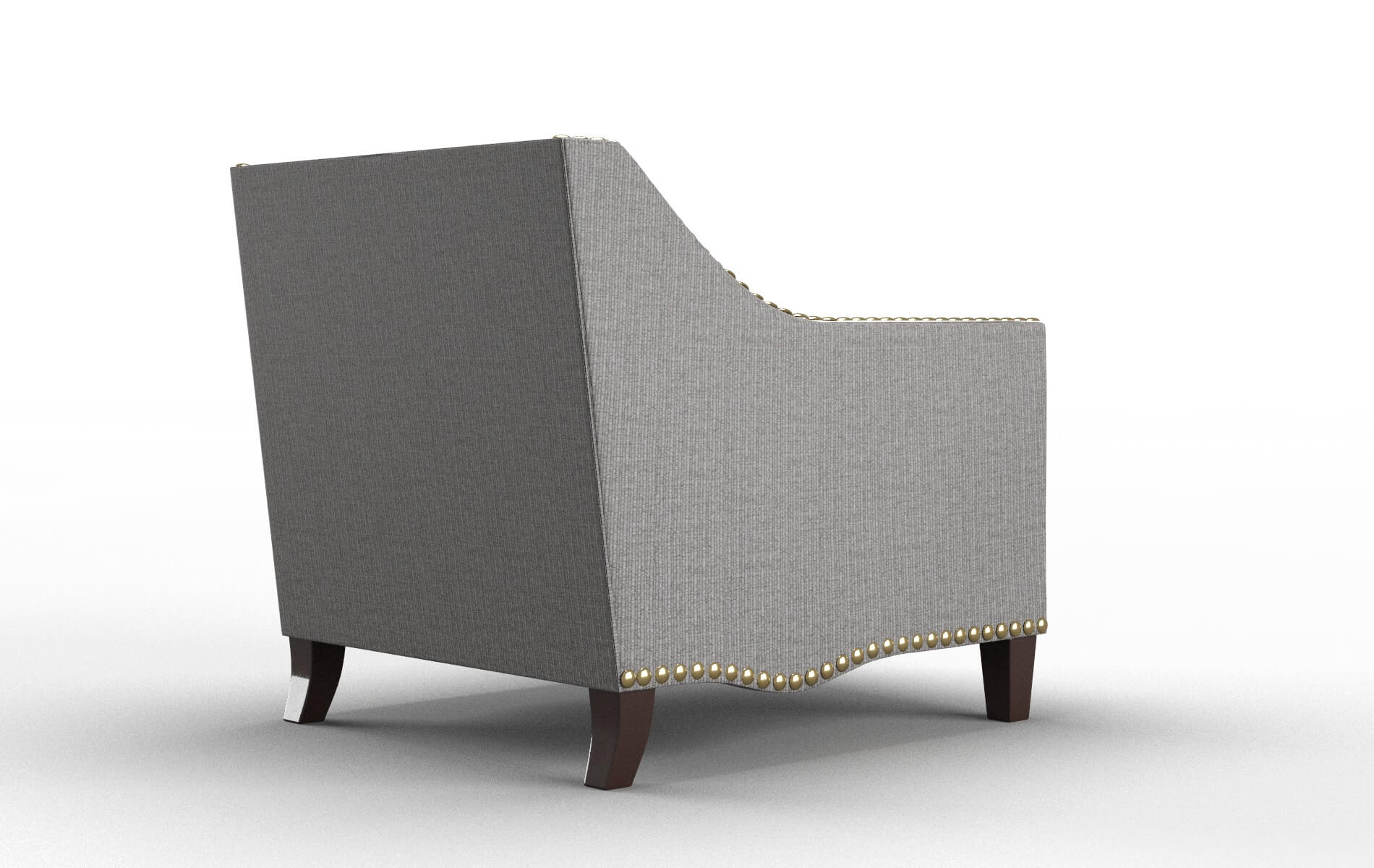 Amsterdam Parker Graphite Chair espresso legs 5