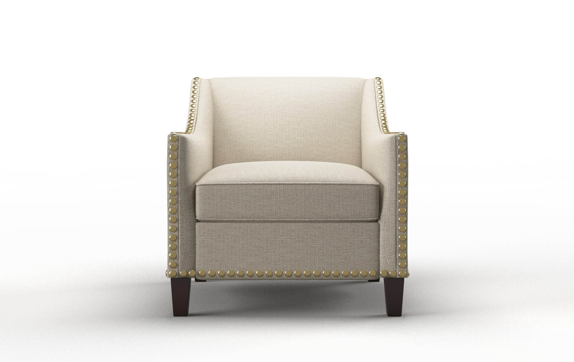 Amsterdam Parker Linen Chair espresso legs 1