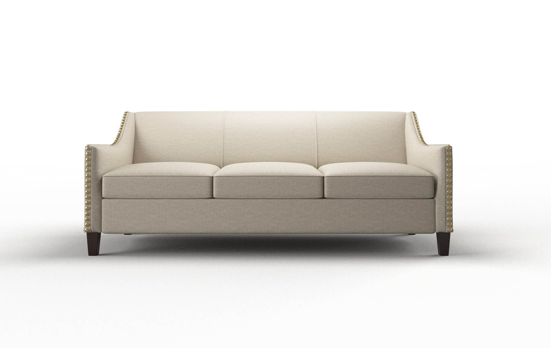Amsterdam Parker linen Sofa Espresso Legs  1