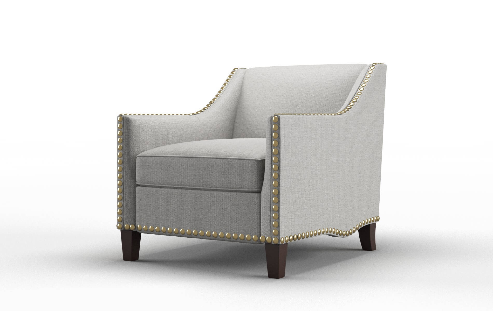 Amsterdam Parker Silver Chair espresso legs 4