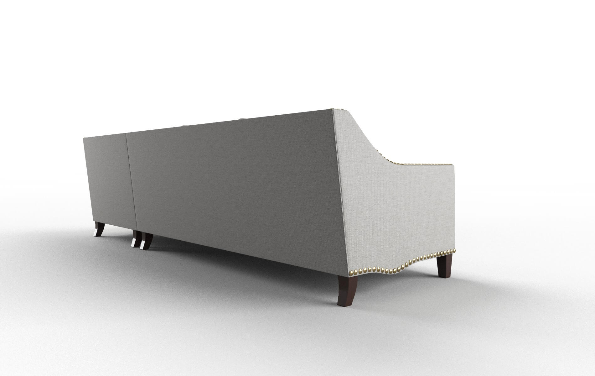 Amsterdam Parker Silver Panel espresso legs 5