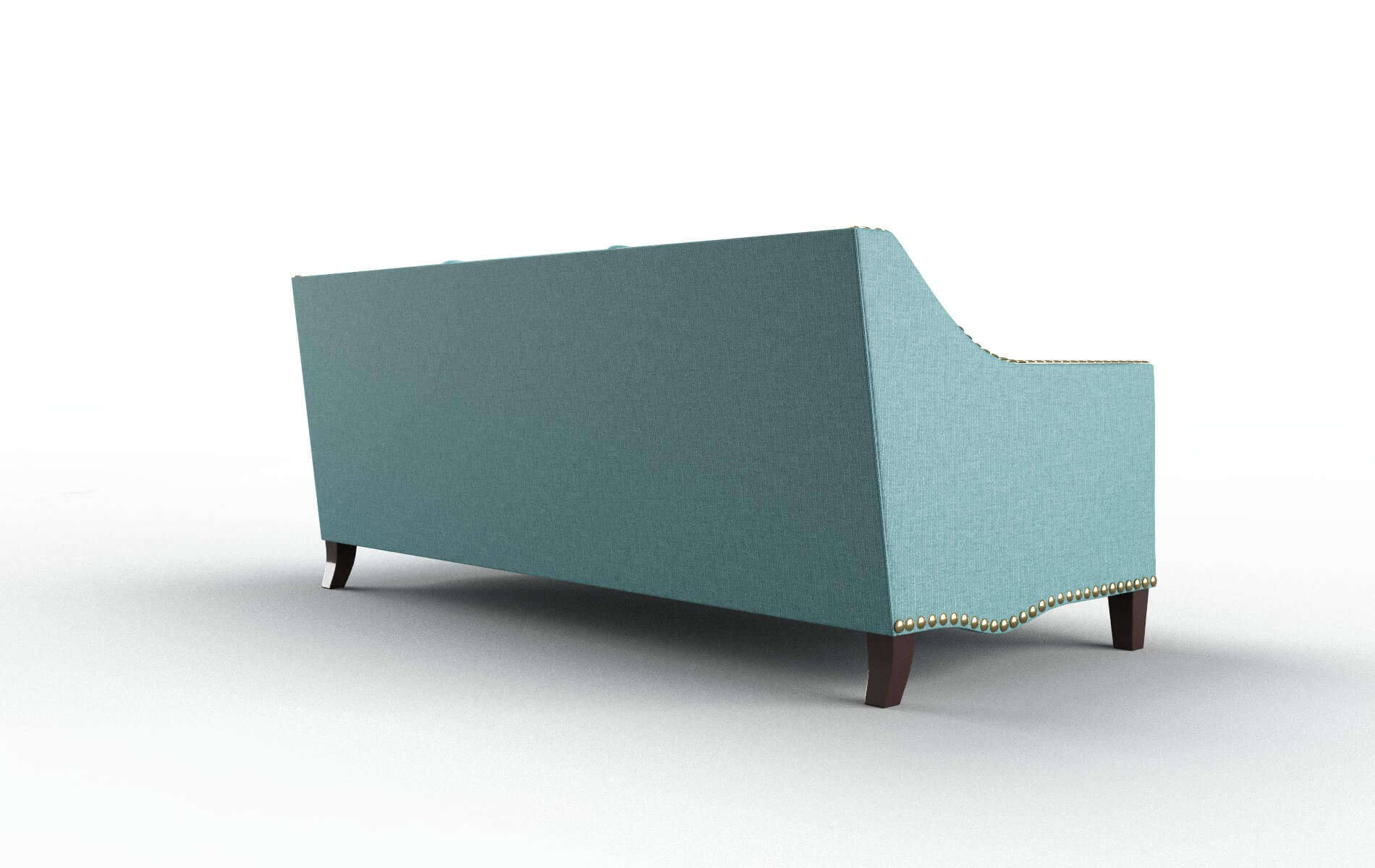 Amsterdam Parker Turquoise Sofa espresso legs 5