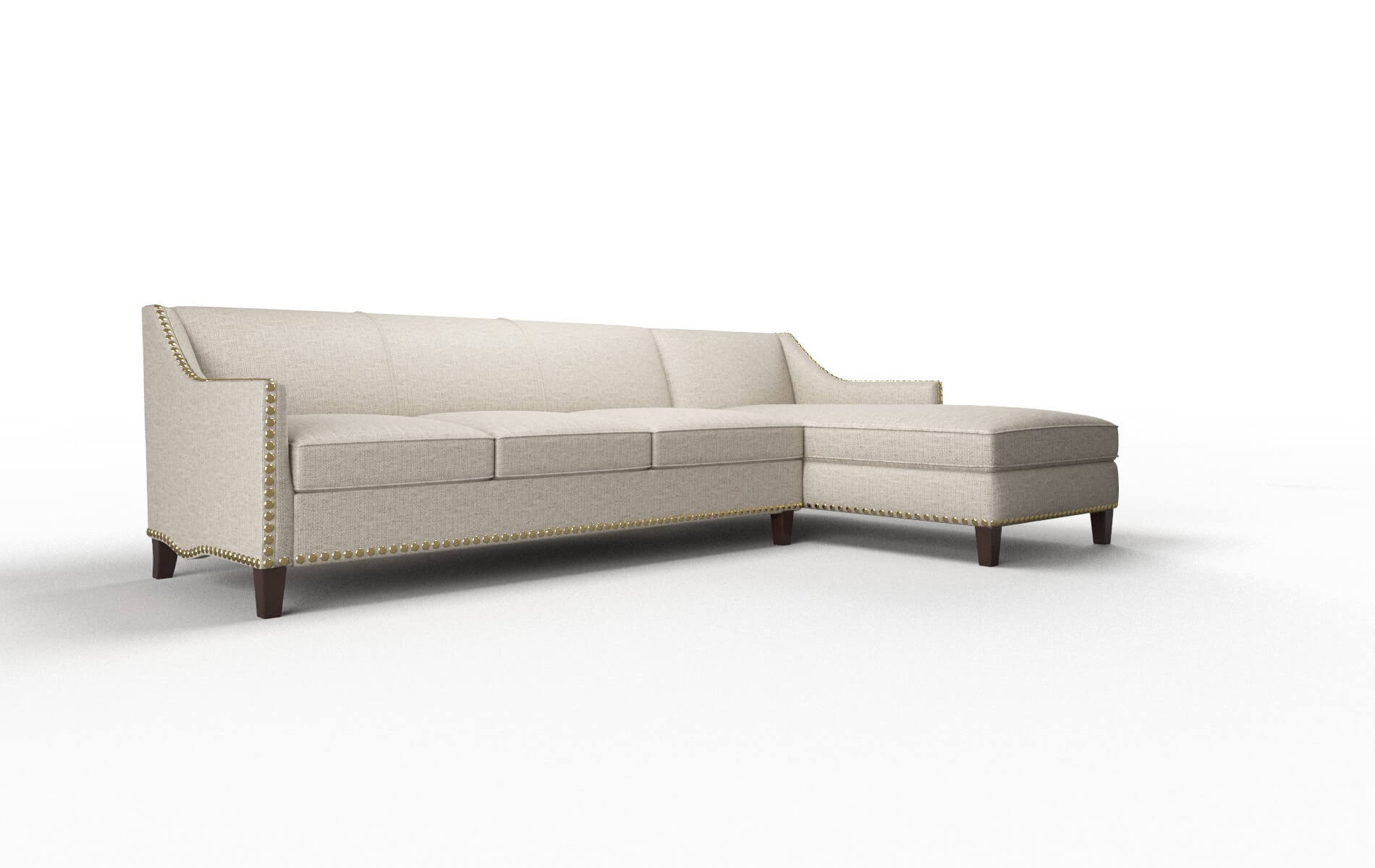 Amsterdam Parker Wheat Panel espresso legs 2