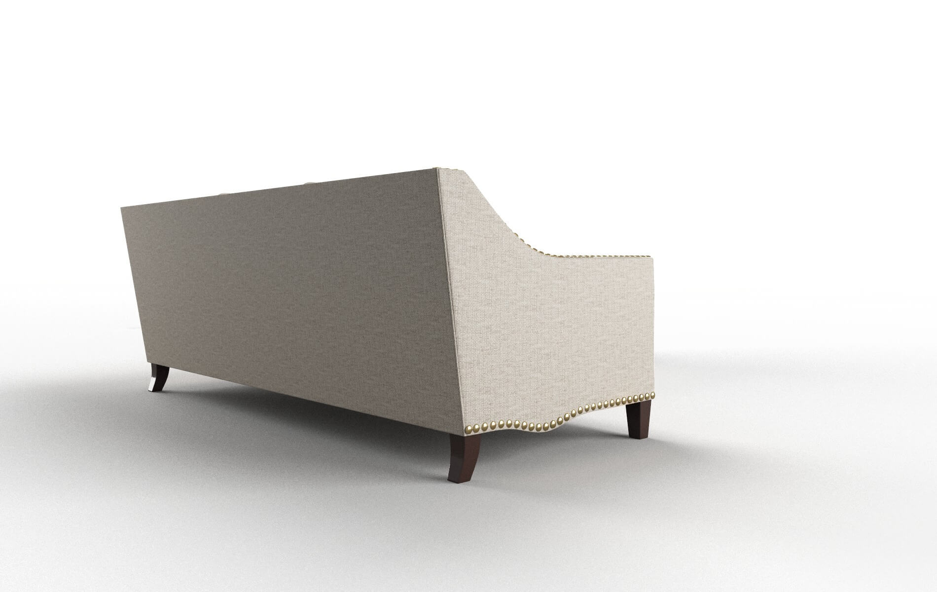 Amsterdam Parker Wheat Sectional espresso legs 3