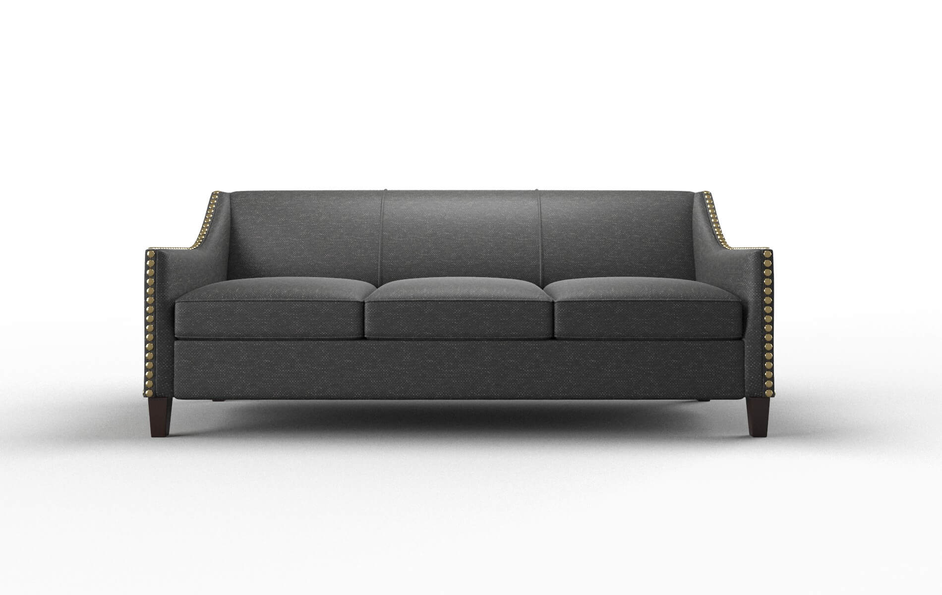 Amsterdam Phoenix Charcoal Sofa espresso legs 1