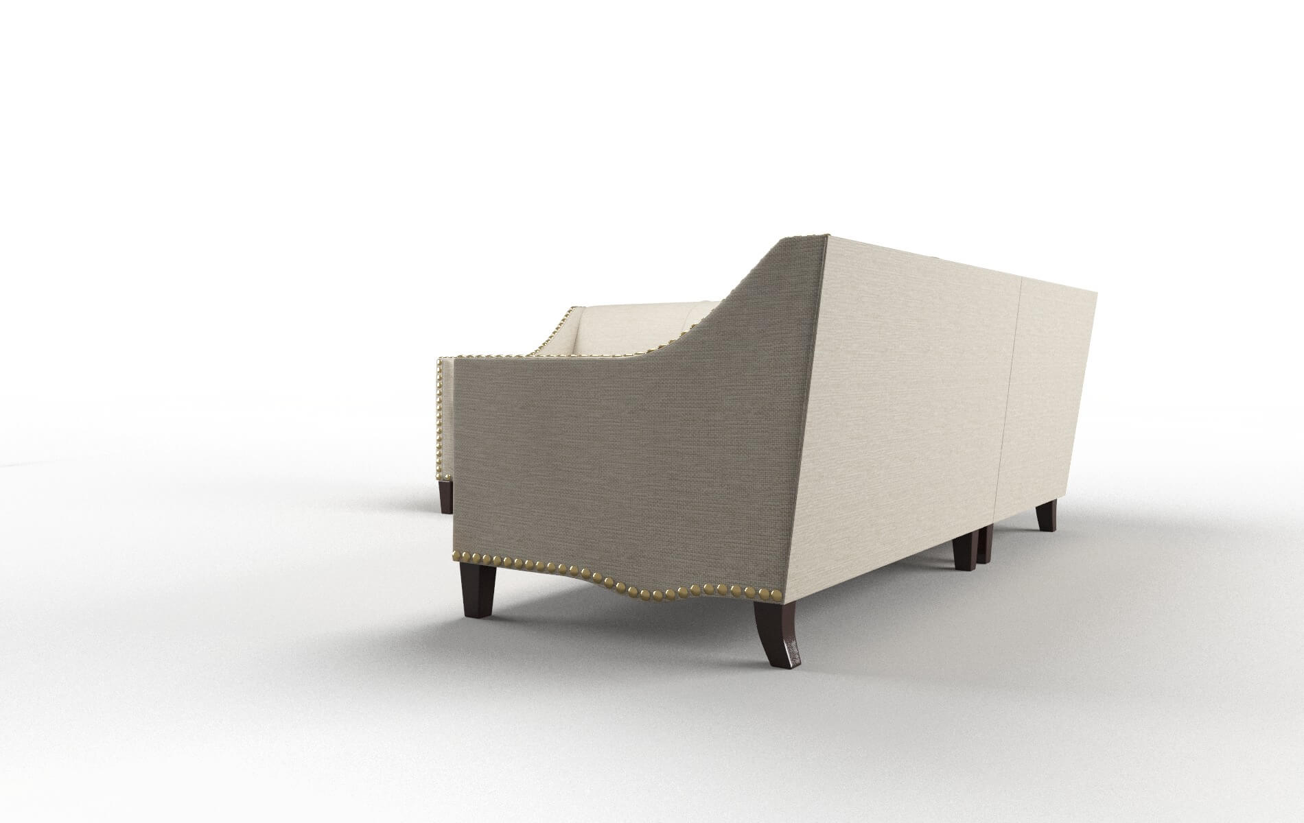 Amsterdam Prime Dusk Sectional espresso legs 4