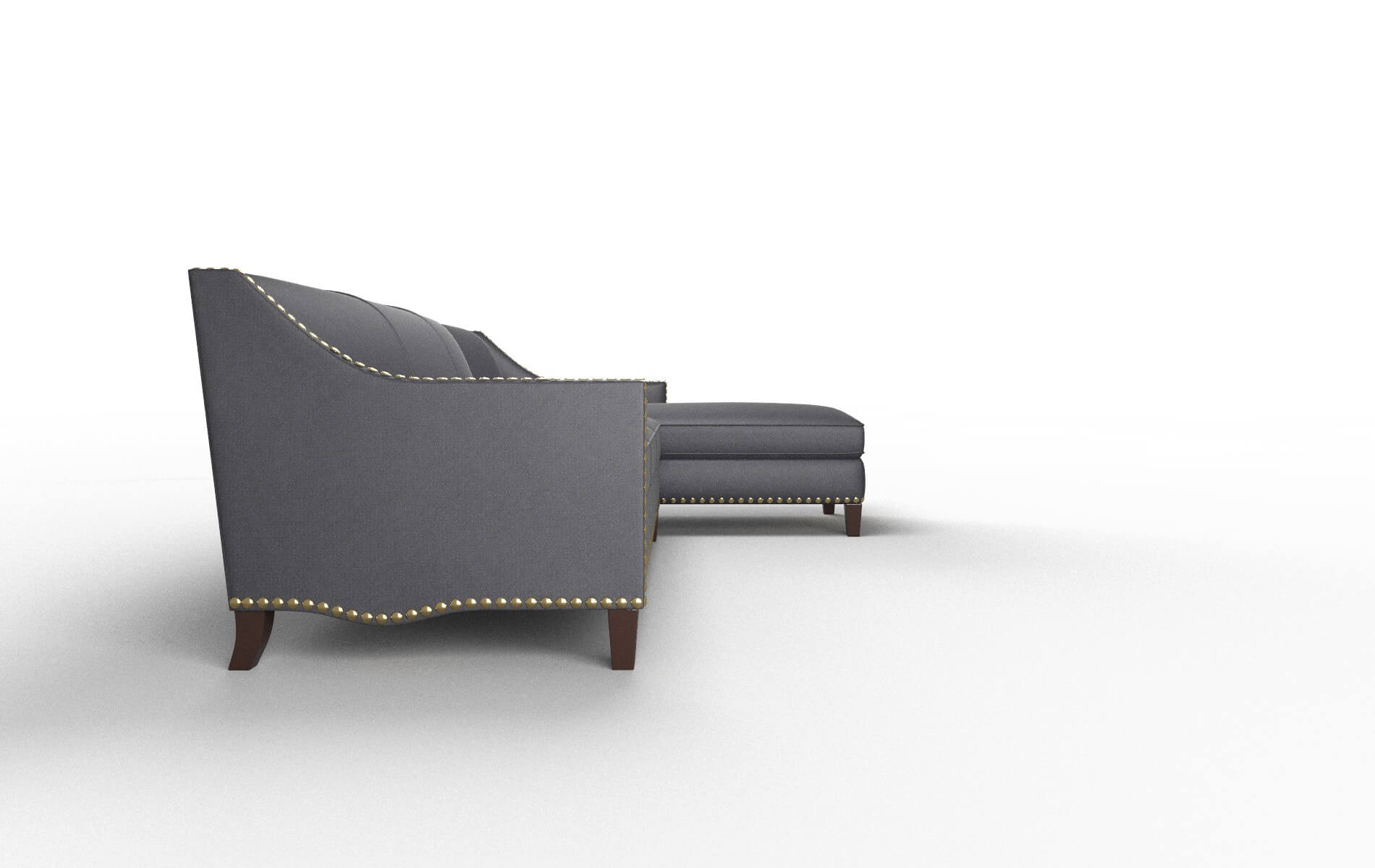 Amsterdam Redondo Navy Panel espresso legs 3