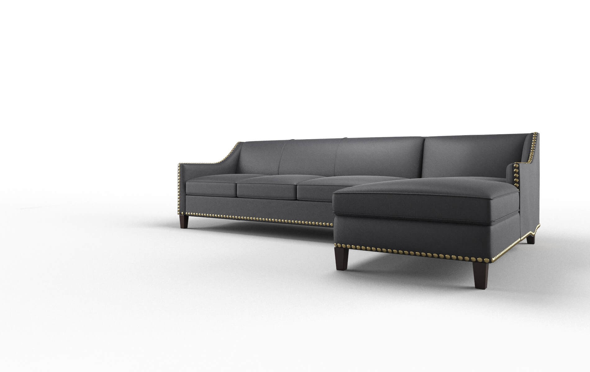 Amsterdam Redondo Navy Panel espresso legs 4