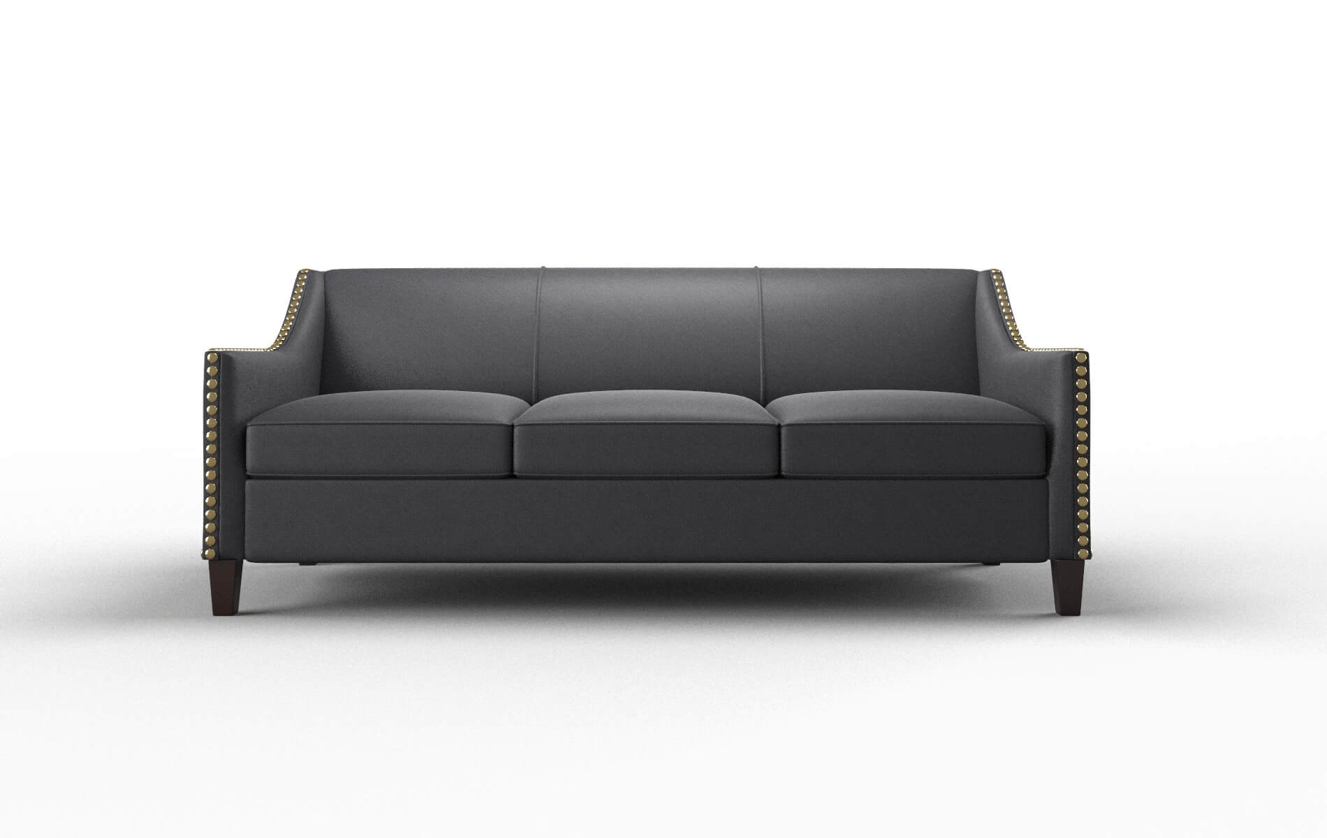 Amsterdam Redondo Navy Sofa espresso legs 1