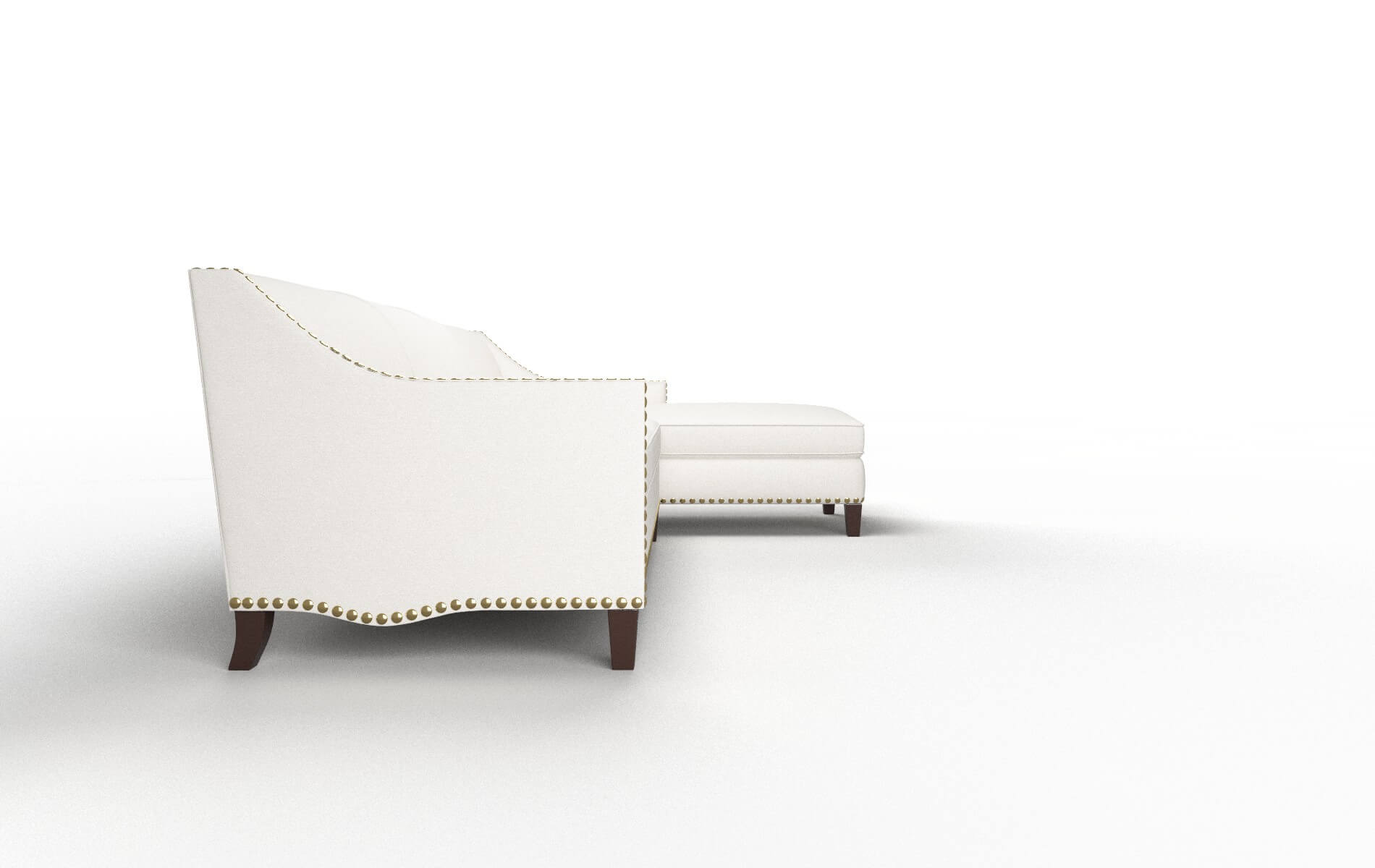 Amsterdam Redondo Pearl Panel espresso legs 3