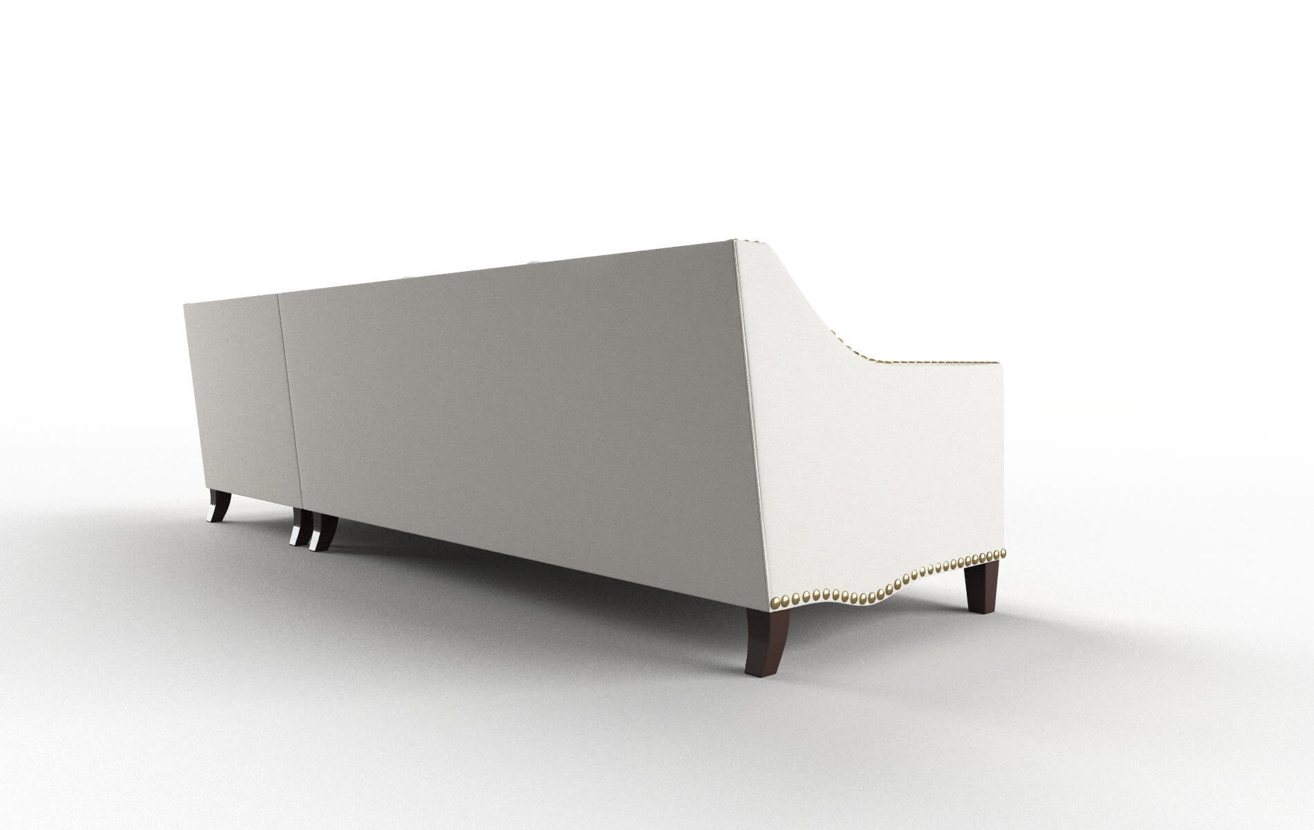 Amsterdam Redondo Pearl Panel espresso legs 5