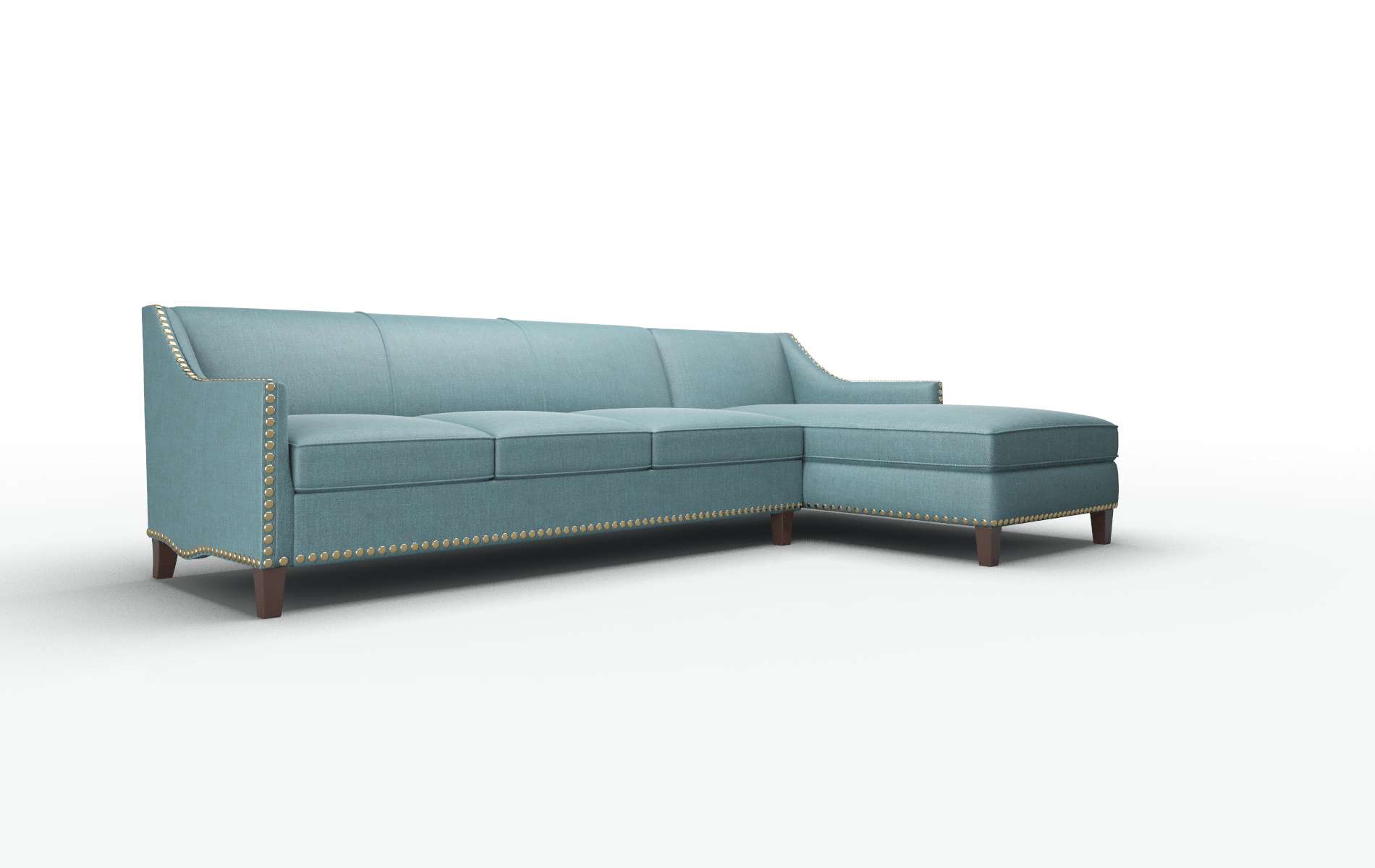 Amsterdam Rocket Peacock Panel espresso legs 2