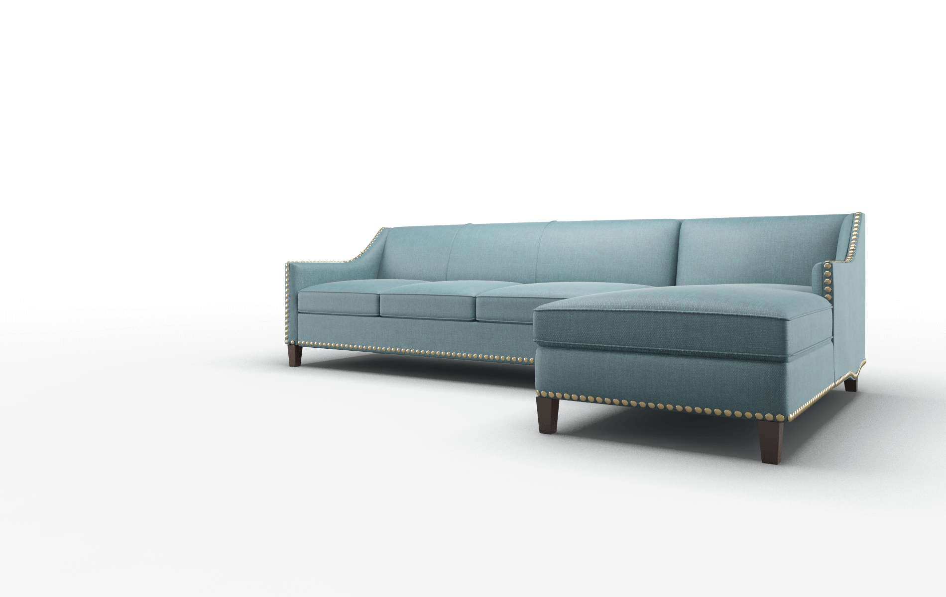 Amsterdam Rocket Peacock Panel espresso legs 4
