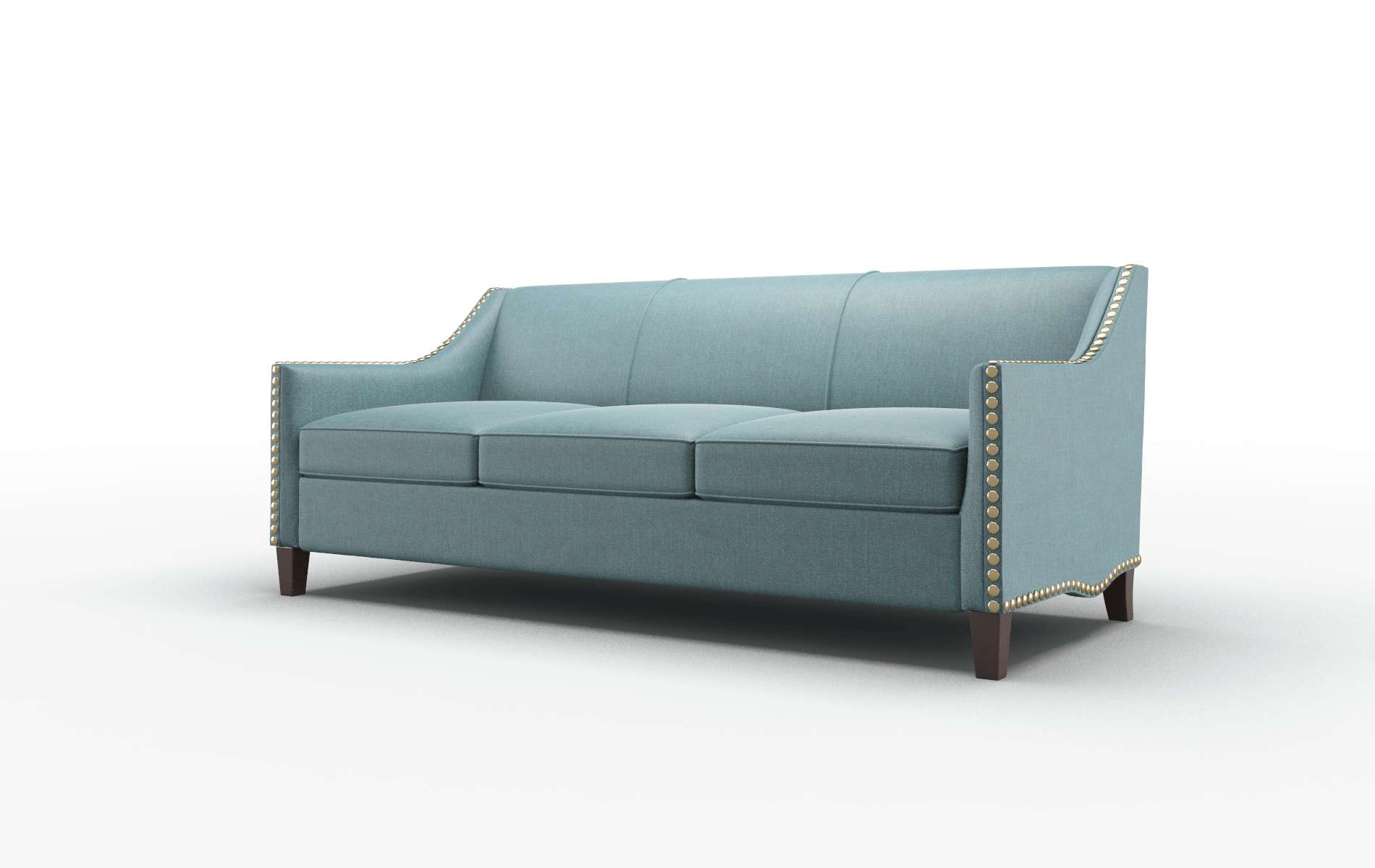Amsterdam Rocket Peacock Sofa espresso legs 4