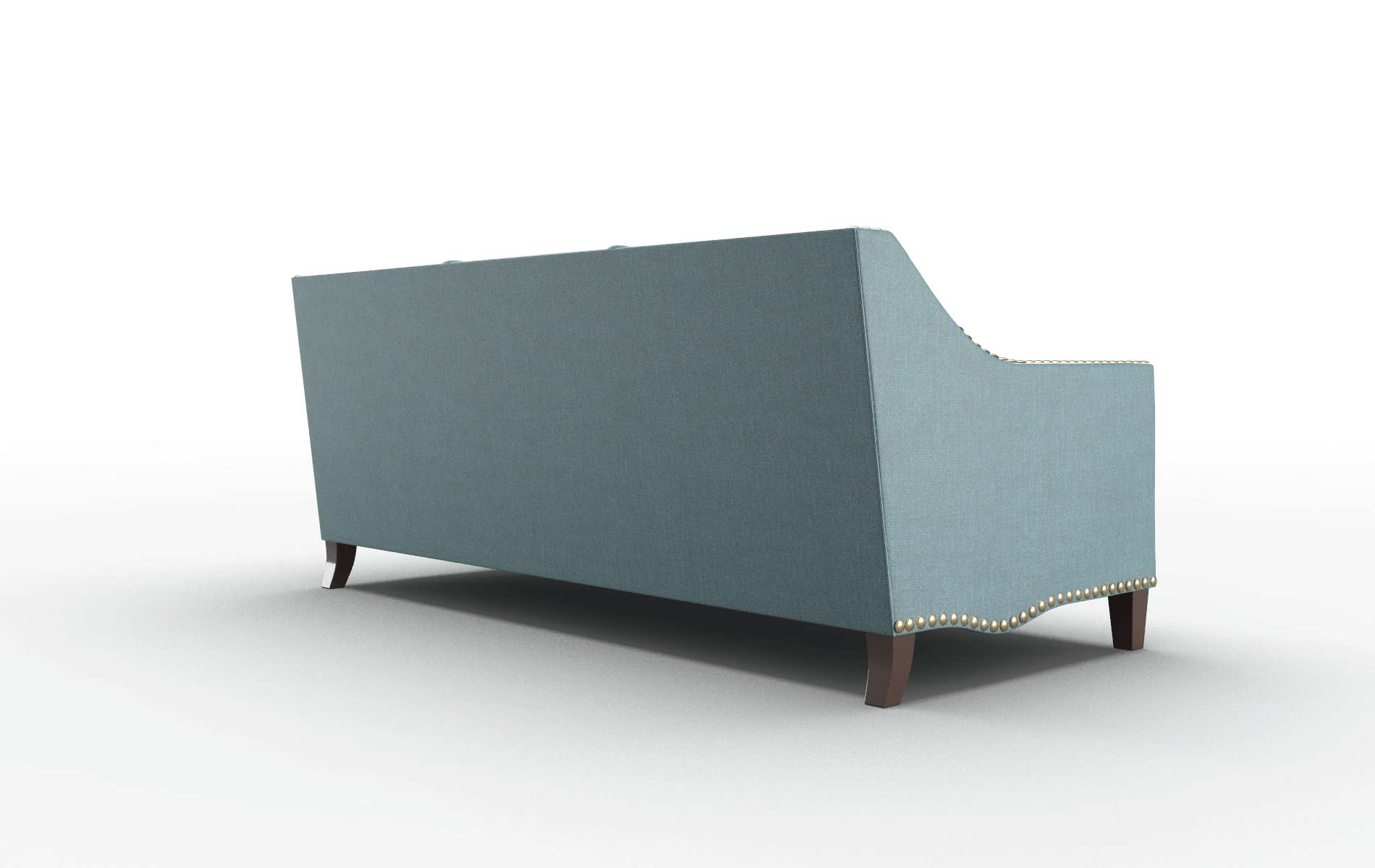 Amsterdam Rocket Peacock Sofa espresso legs 5