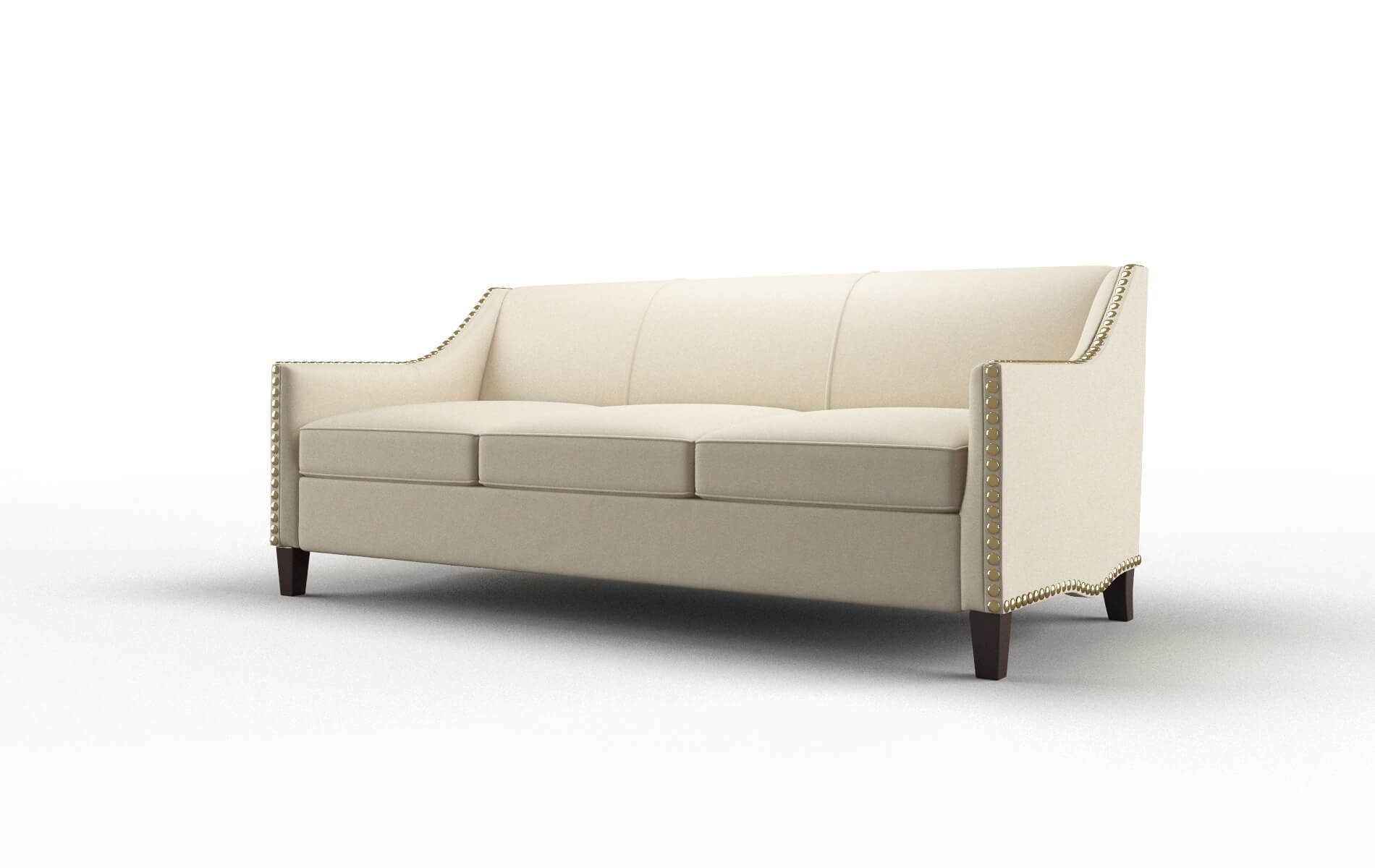 Amsterdam Rocket Sand Sofa espresso legs 4