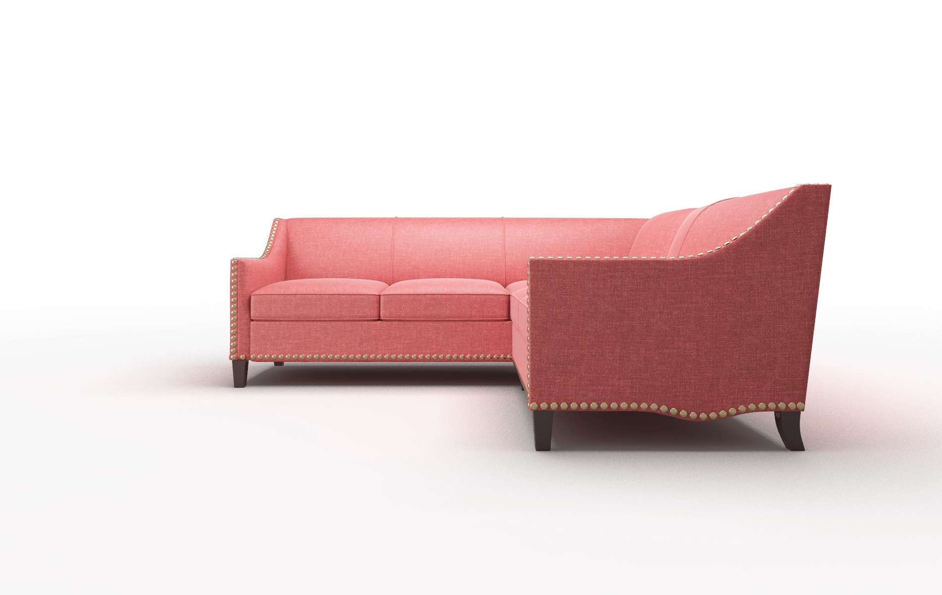 Amsterdam Royale Berry Sectional espresso legs 5